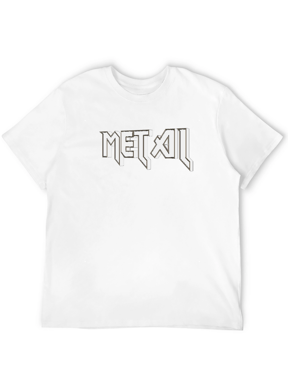 Heavy Metal Graphic Tee - Black Cotton T-Shirt