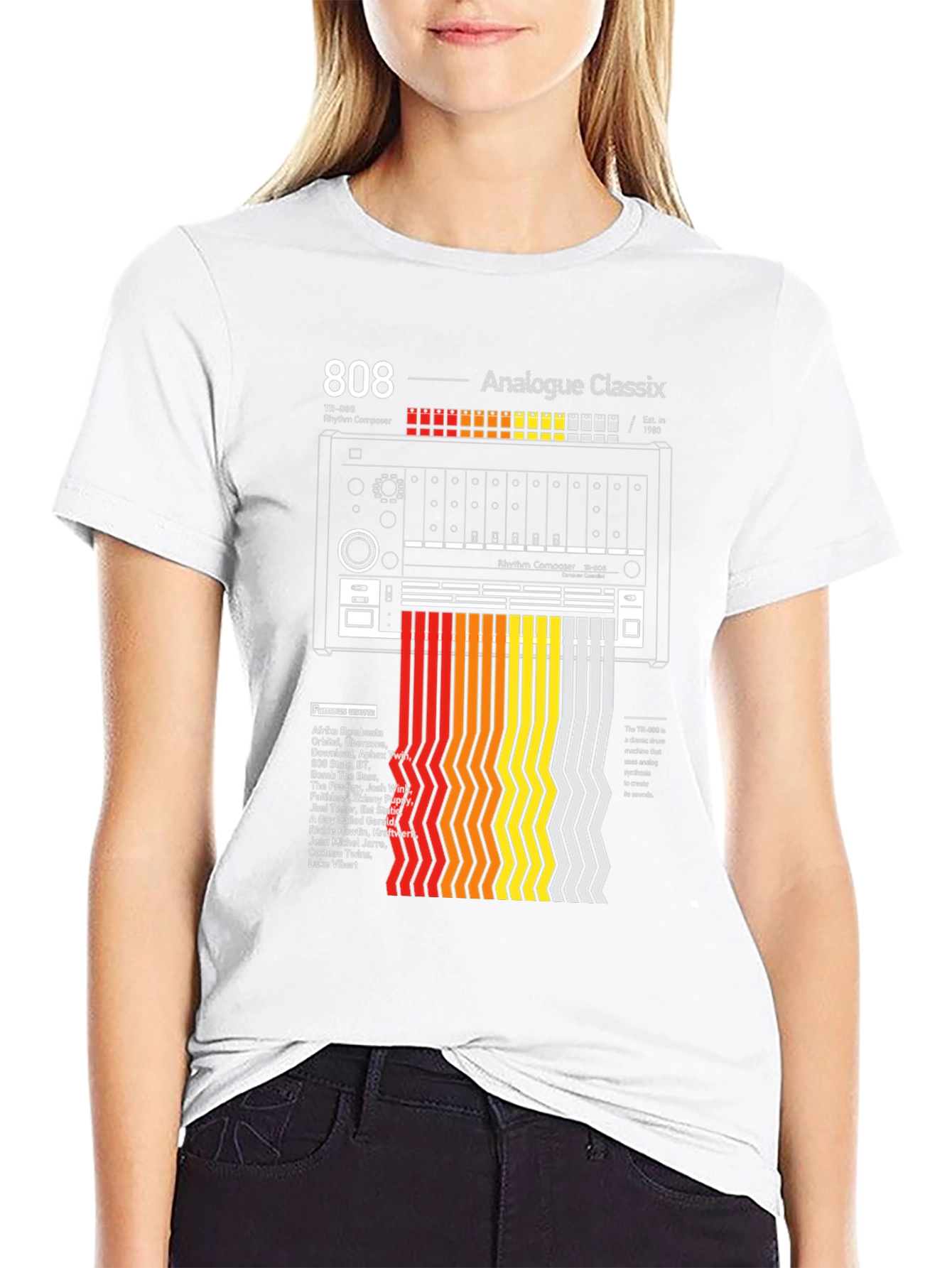 808 Analogue Classix T-Shirt: Rhythm Composer Design
