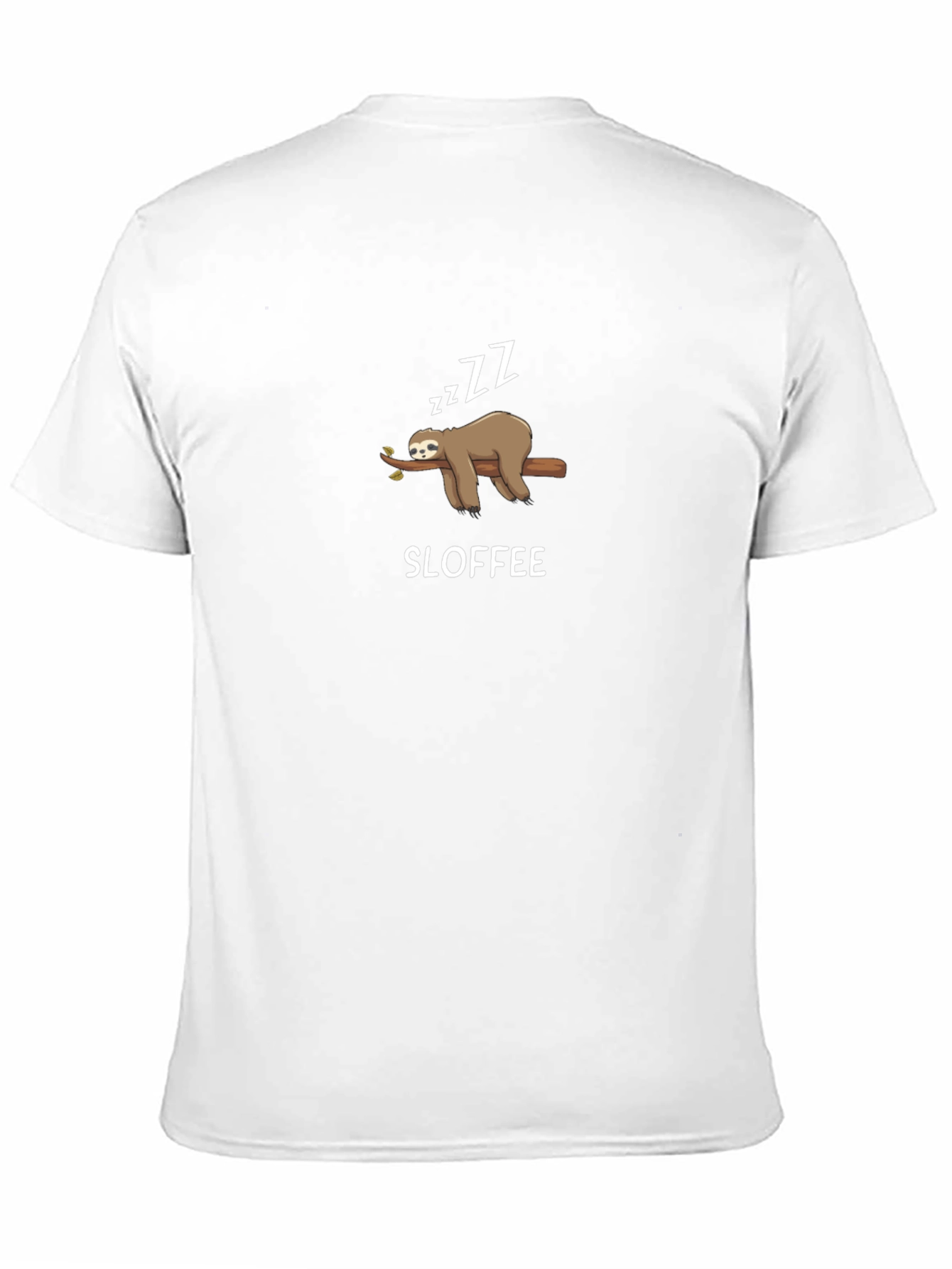 Sloffee Sloth T-Shirt - Funny Lazy Graphic Tee