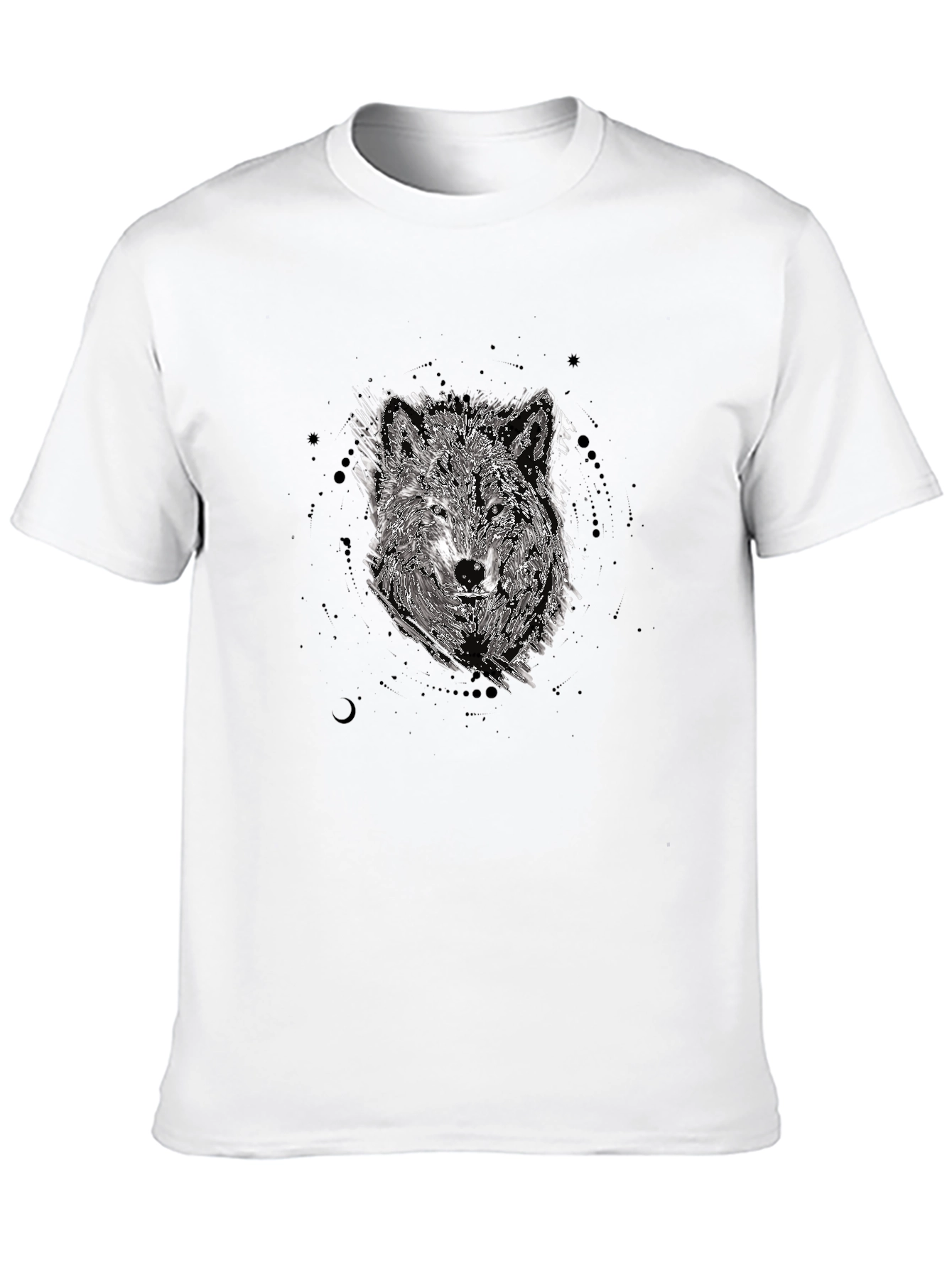 Wolf Graphic Black T-Shirt