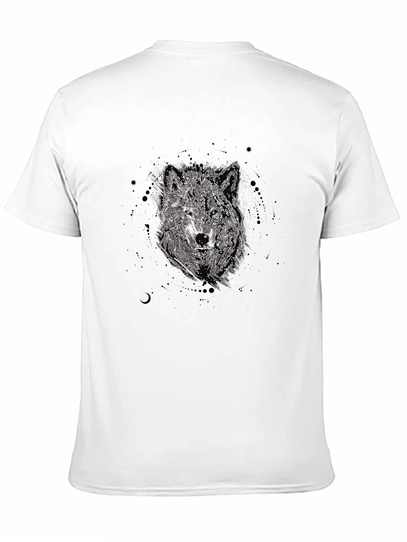 Wolf Graphic Black T-Shirt