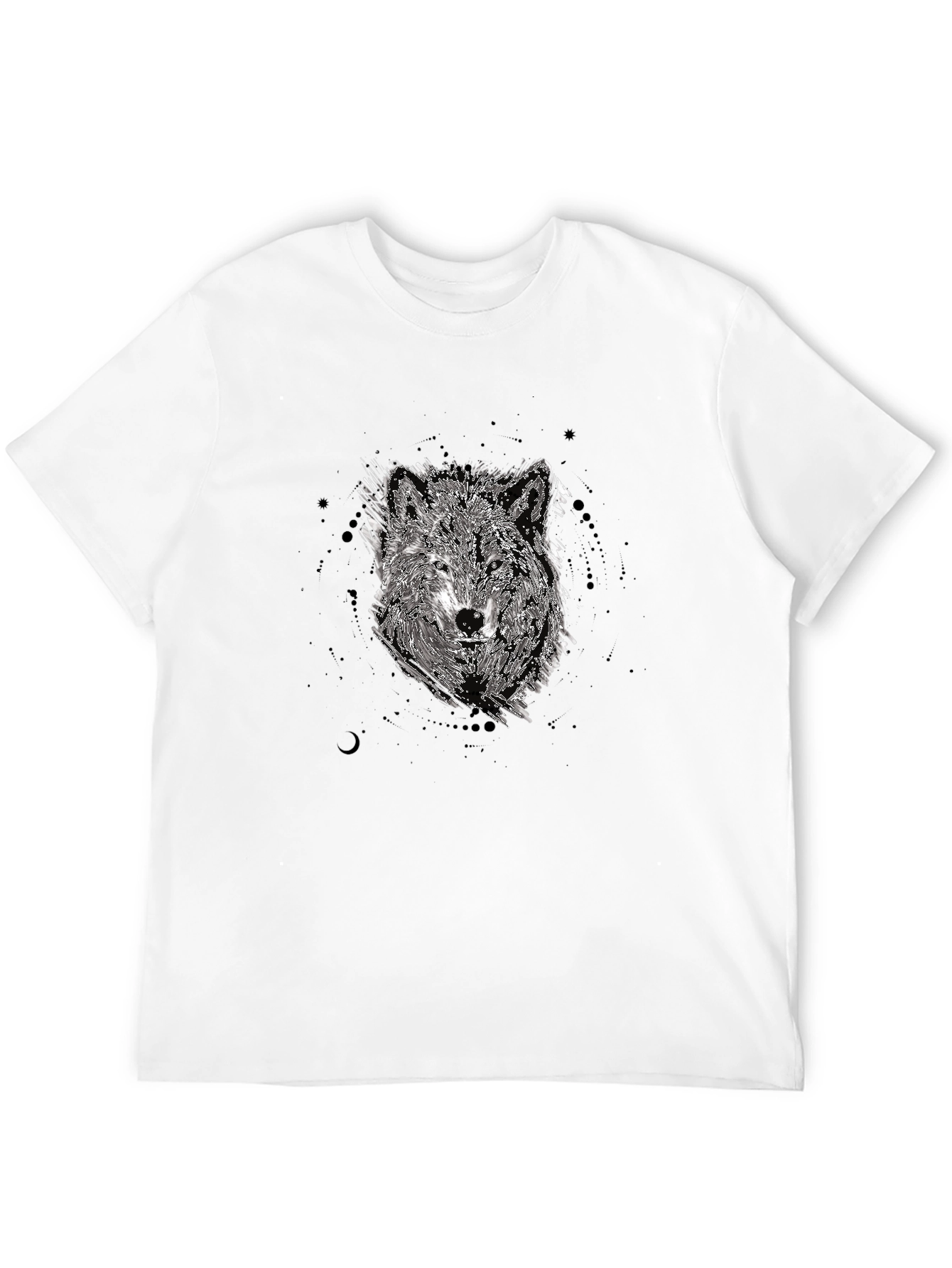 Wolf Graphic Black T-Shirt