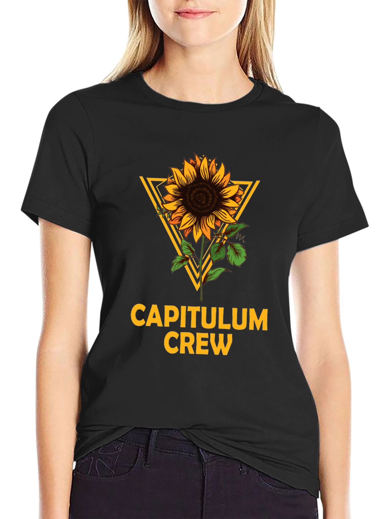 Capitulum Crew Sunflower Graphic Tee