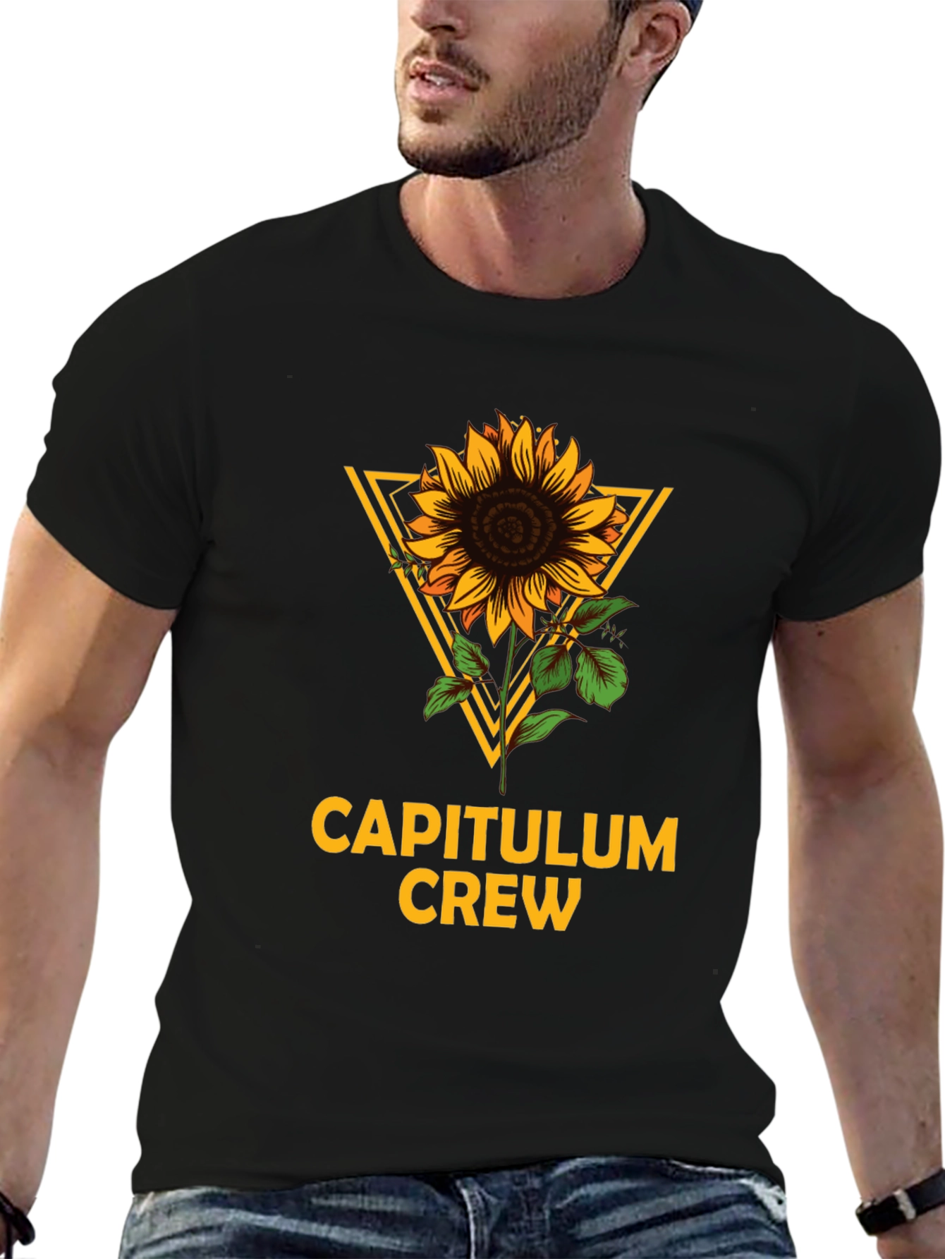Capitulum Crew Sunflower Graphic Tee