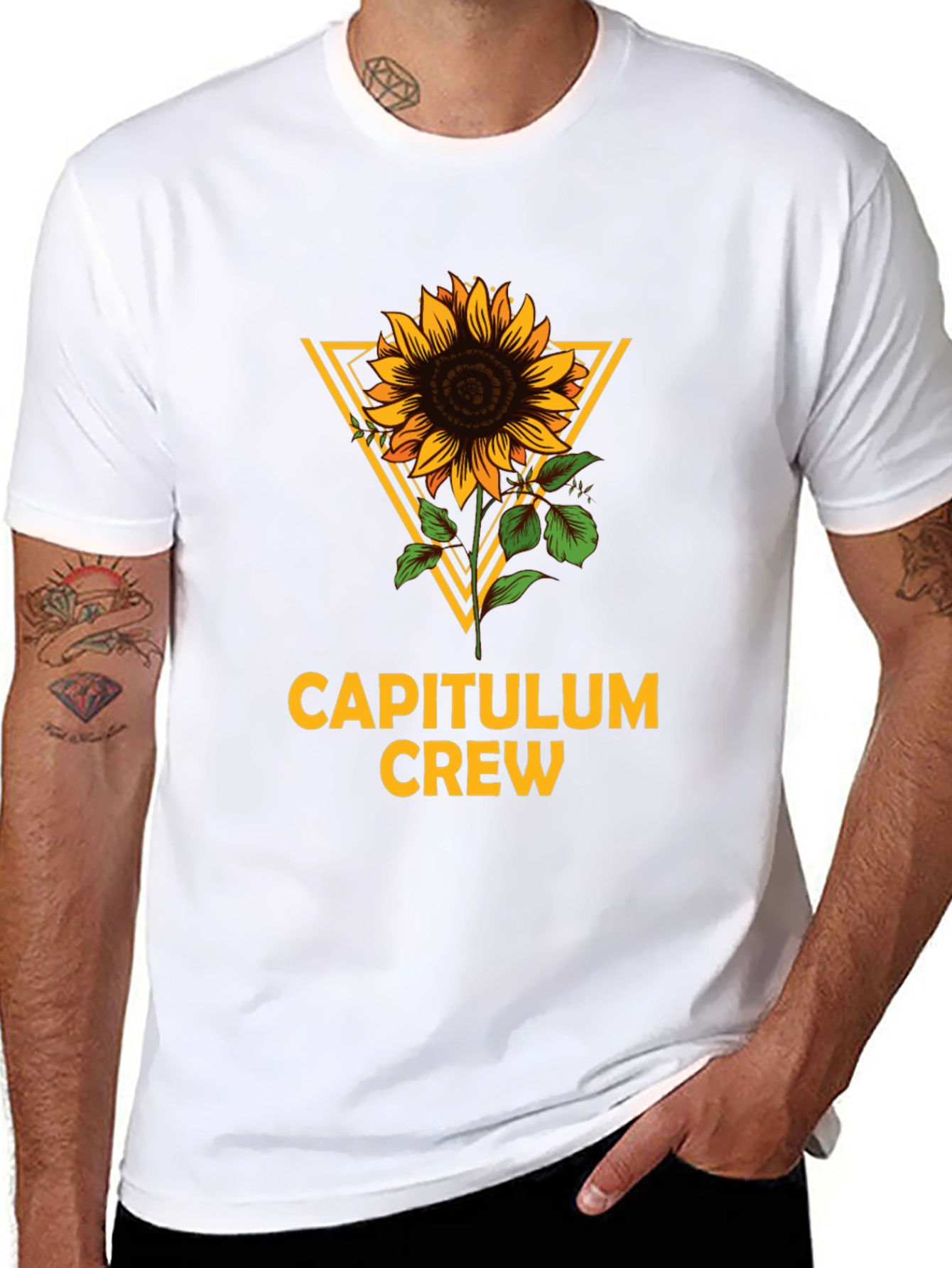Capitulum Crew Sunflower Graphic Tee