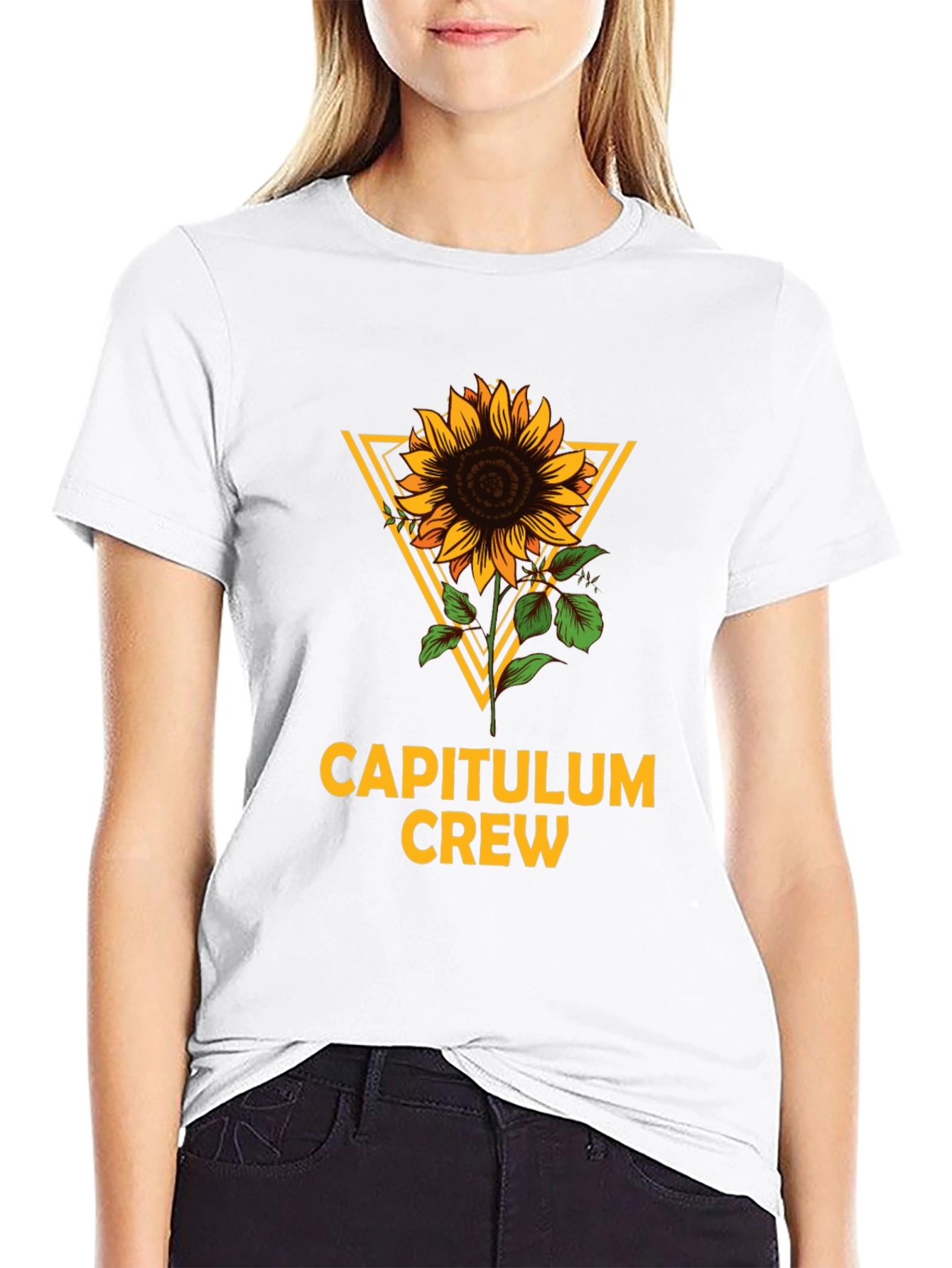 Capitulum Crew Sunflower Graphic Tee