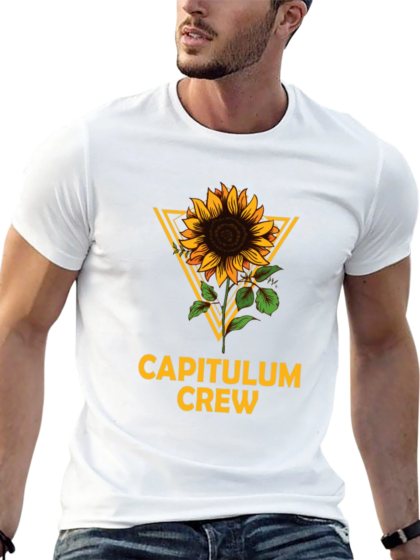 Capitulum Crew Sunflower Graphic Tee