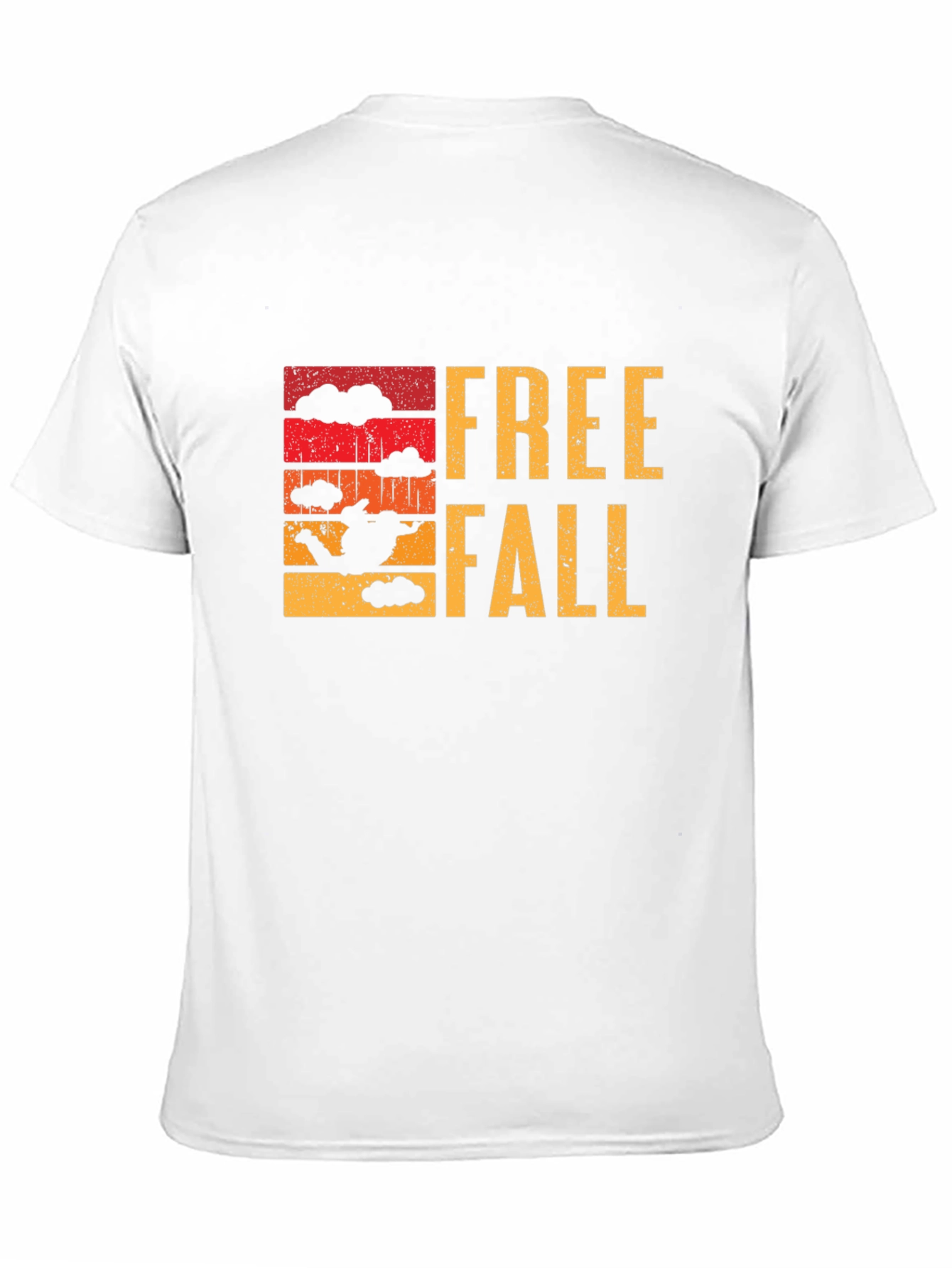 Freefall Skydive Graphic T-Shirt - Black Cotton Tee