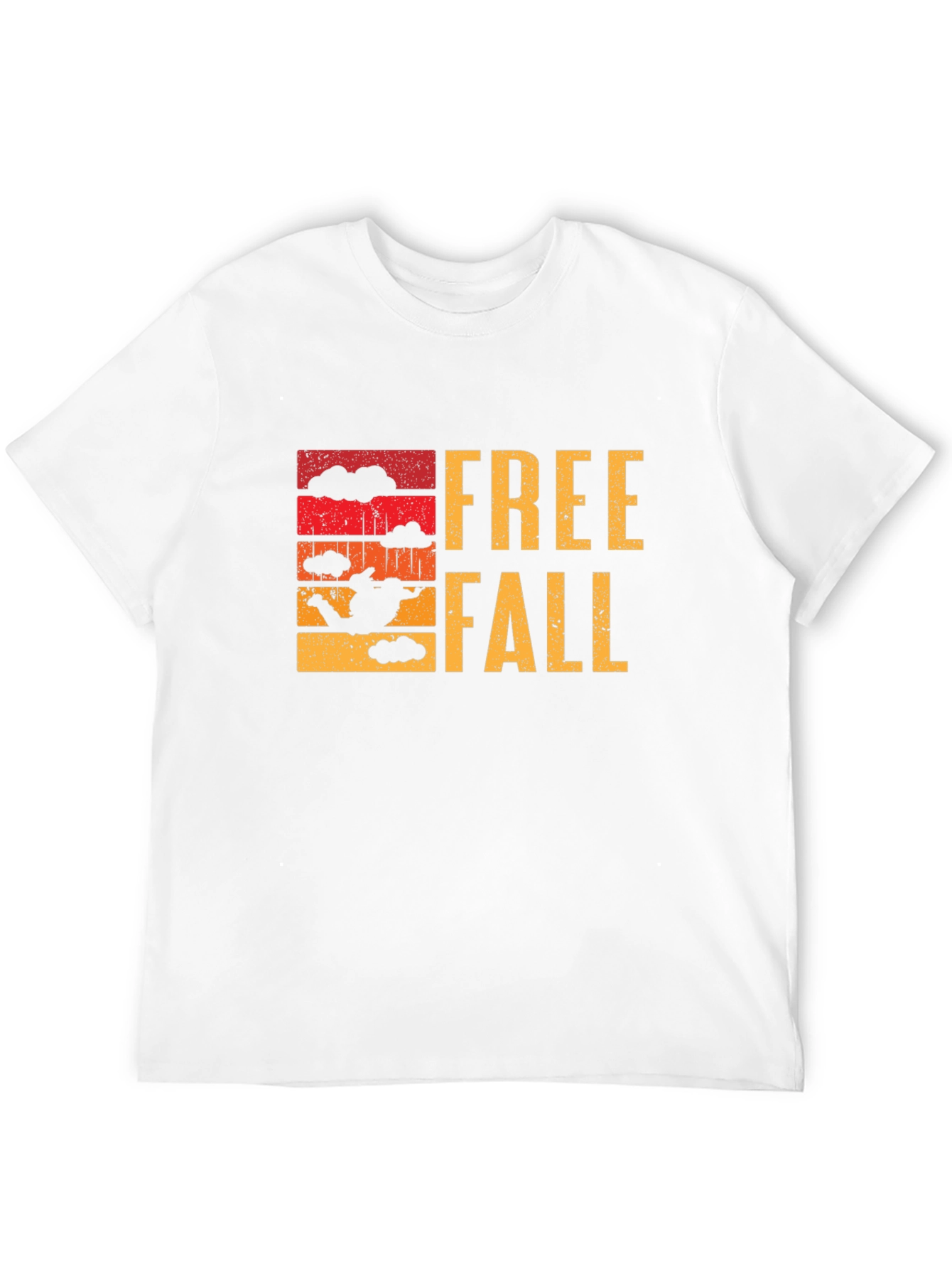 Freefall Skydive Graphic T-Shirt - Black Cotton Tee
