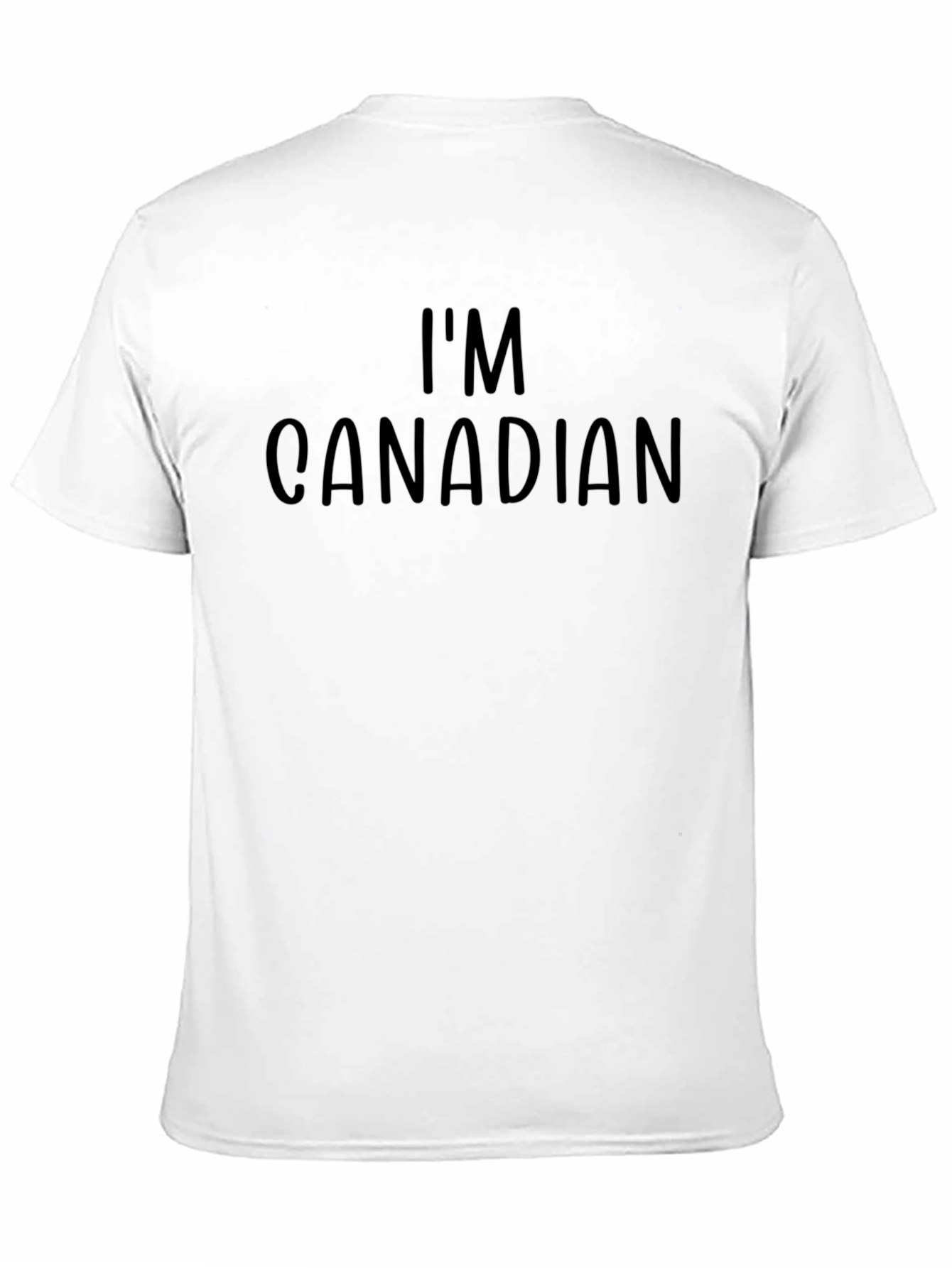 Im Canadian T-Shirt Black Crew Neck