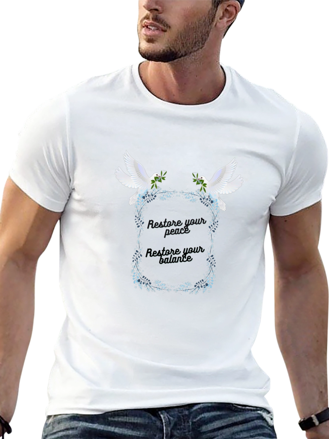 Peace & Balance Dove Graphic Tee - Unisex