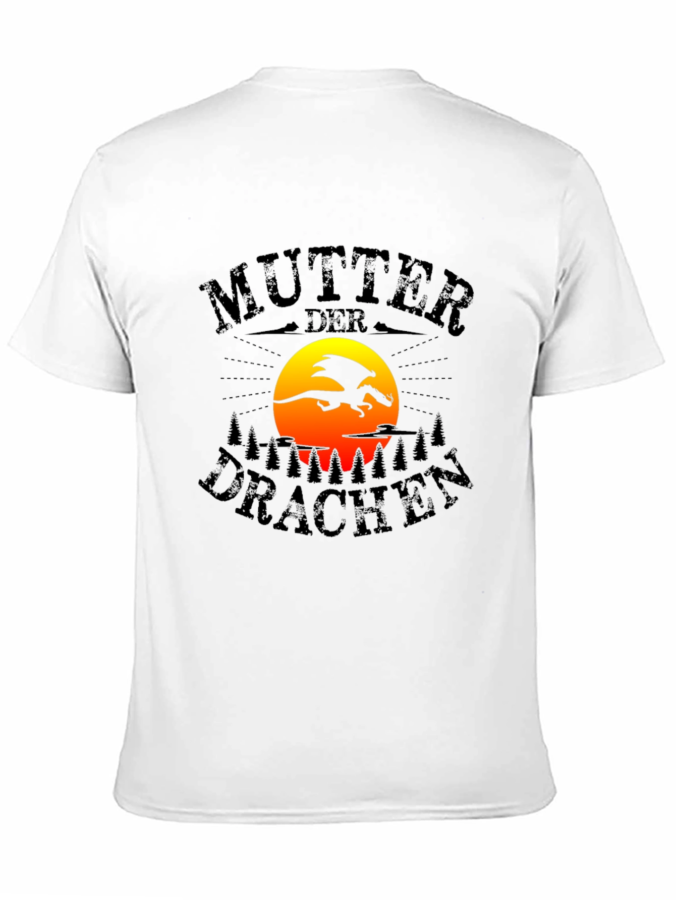 Mother of Dragons Graphic Tee - Black Cotton T-Shirt