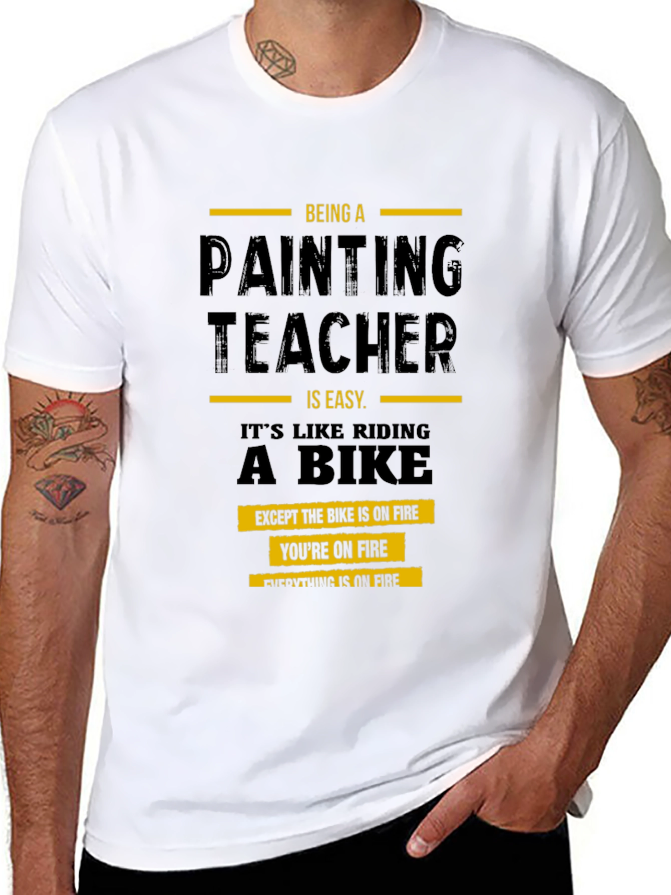 Funny Painting Teacher T-Shirt