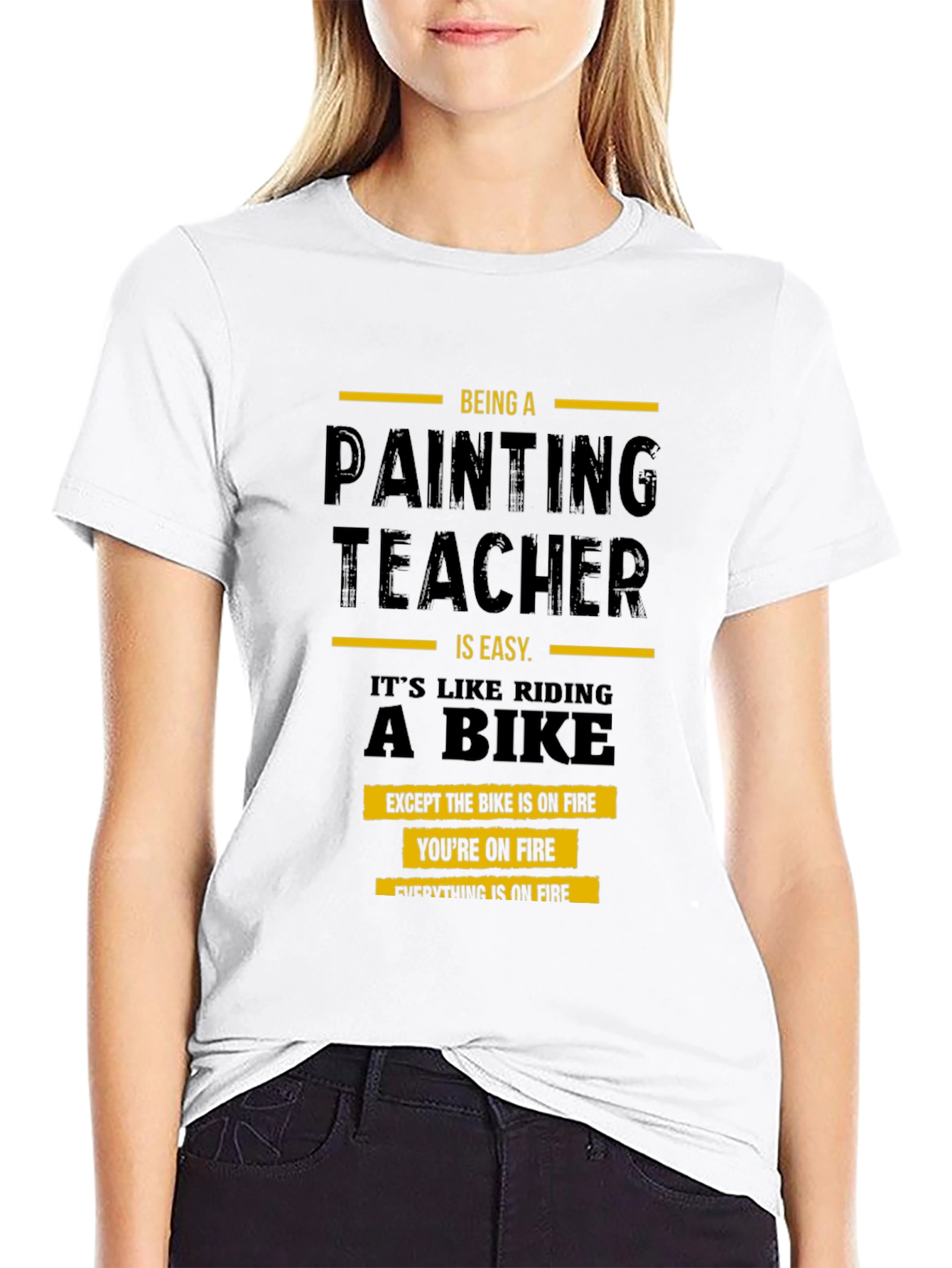 Funny Painting Teacher T-Shirt