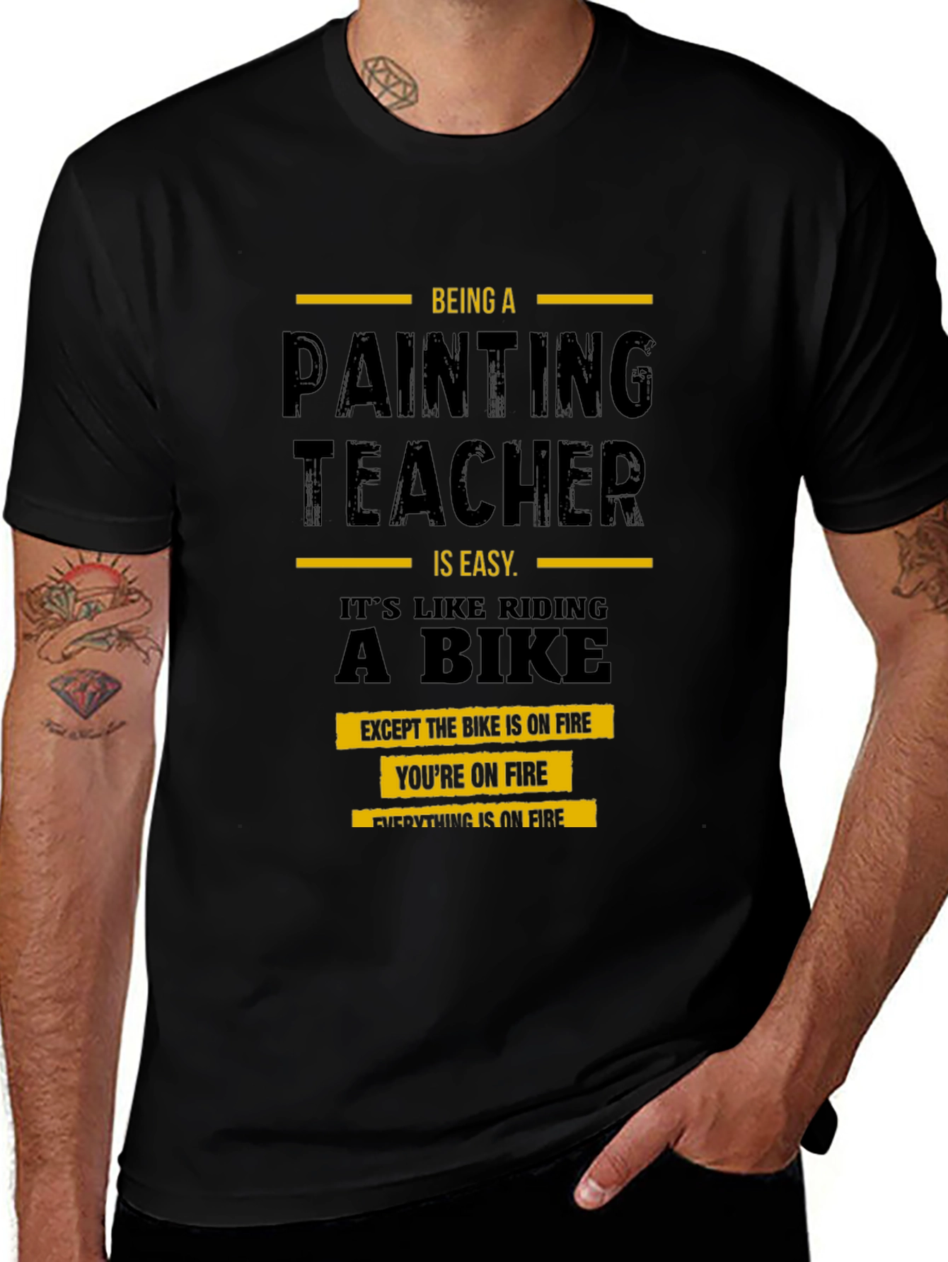Funny Painting Teacher T-Shirt