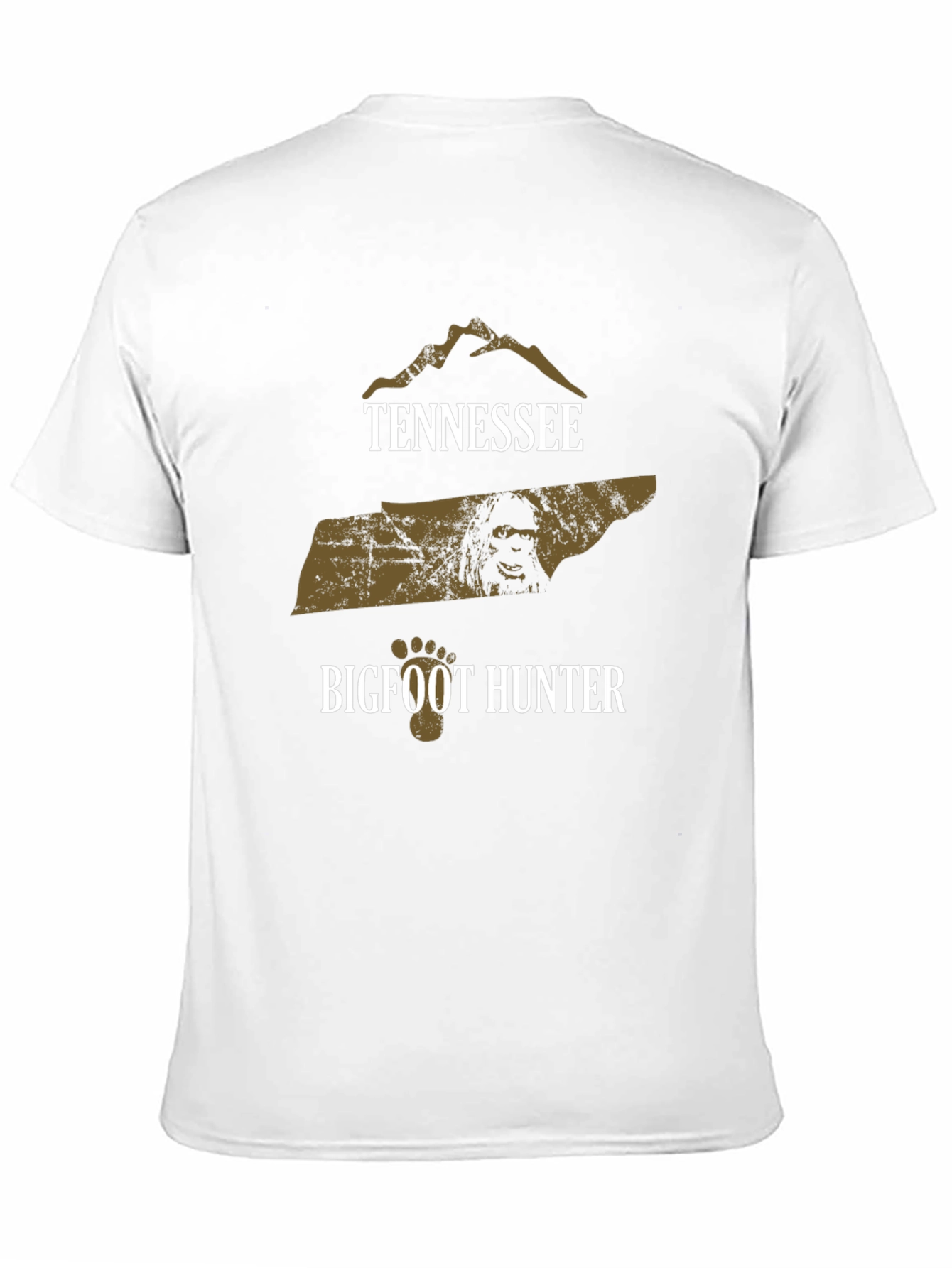 Tennessee Bigfoot Hunter Graphic T-Shirt