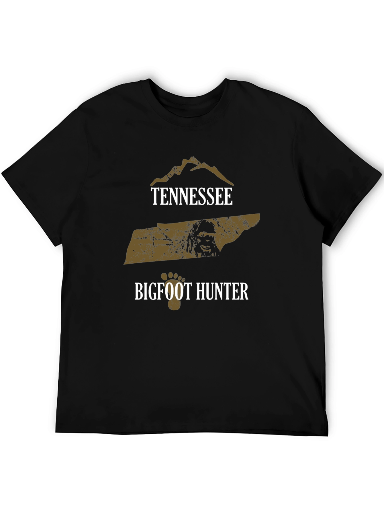 Tennessee Bigfoot Hunter Graphic T-Shirt