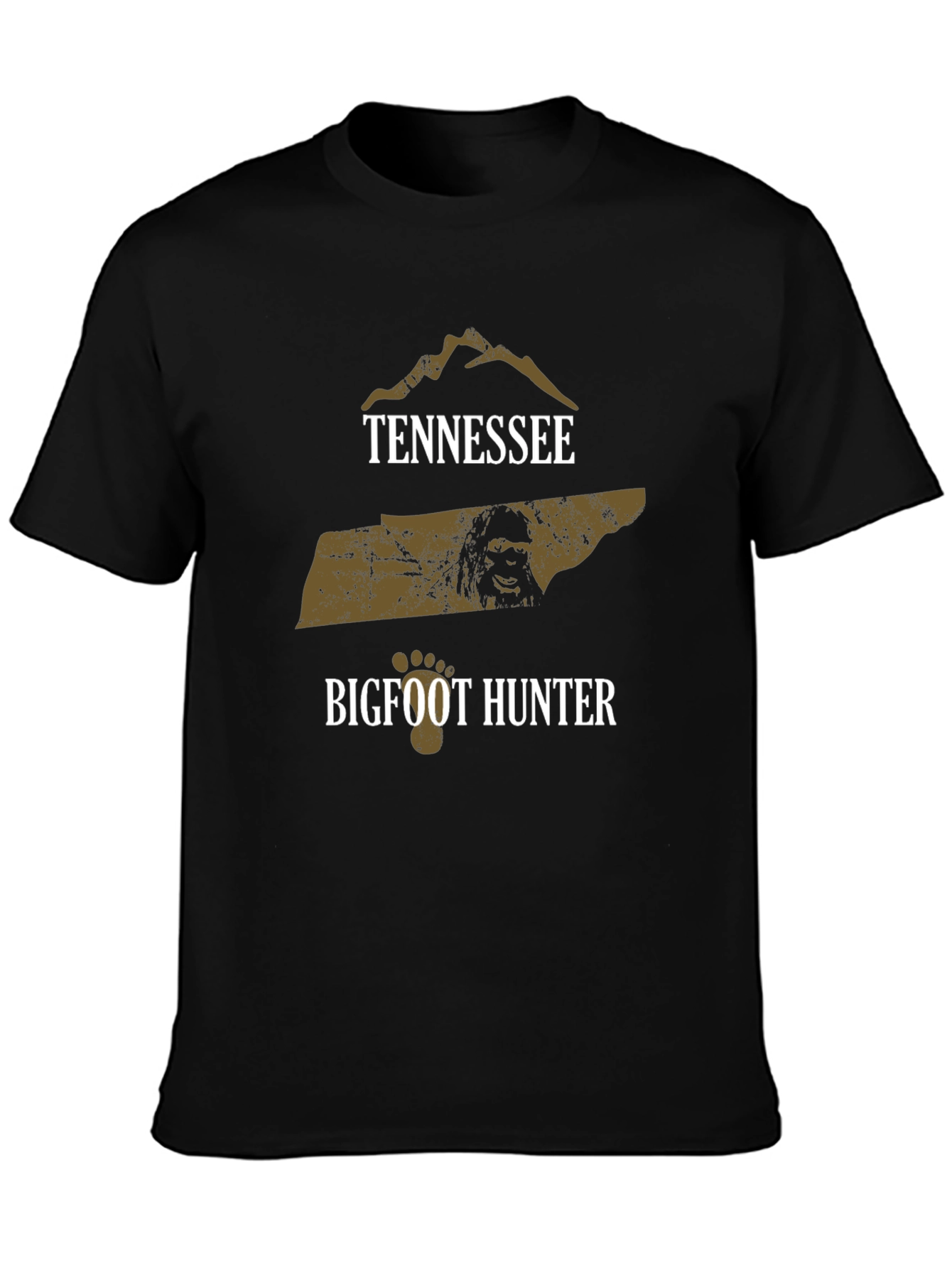 Tennessee Bigfoot Hunter Graphic T-Shirt