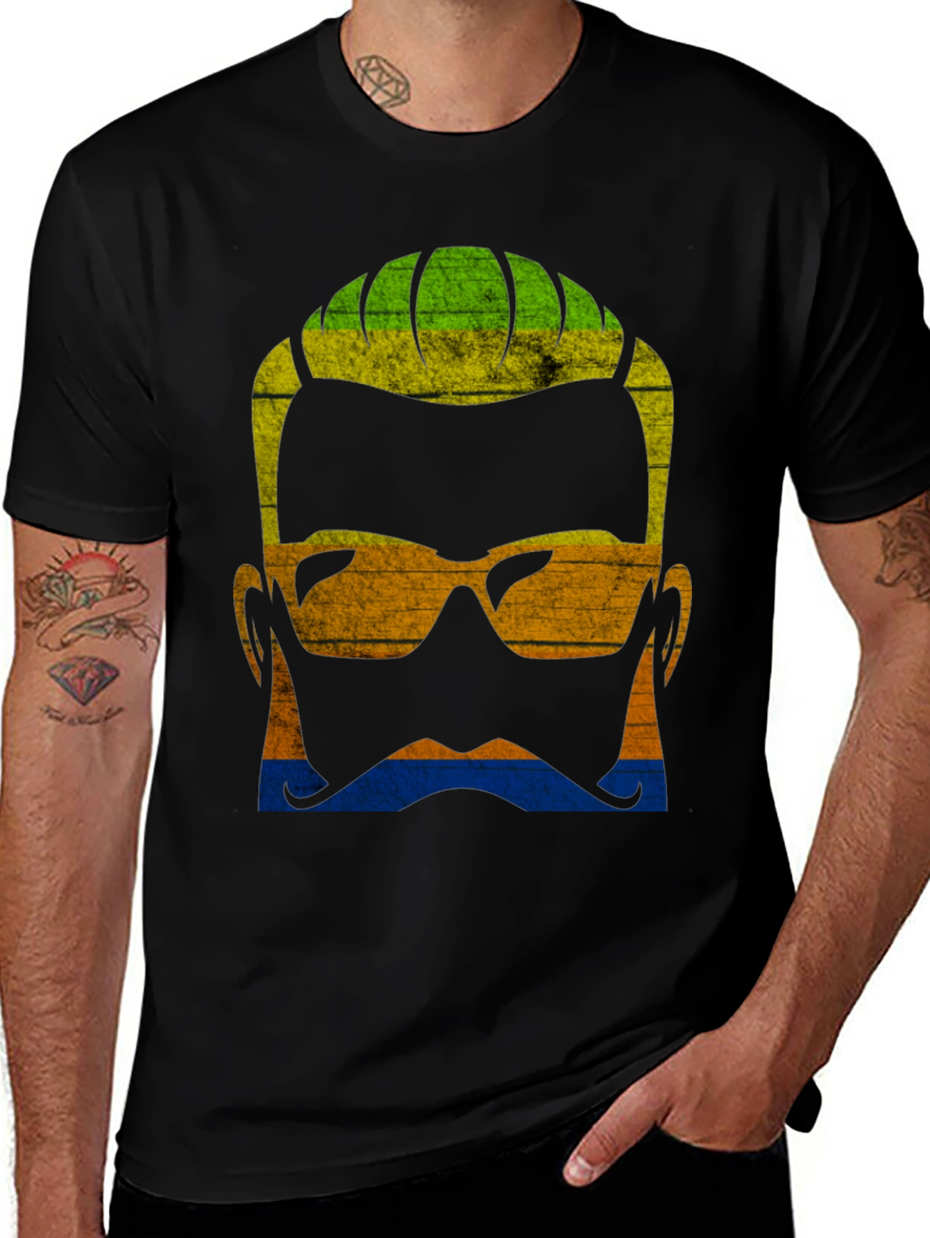 Retro Graphic Print Tee
