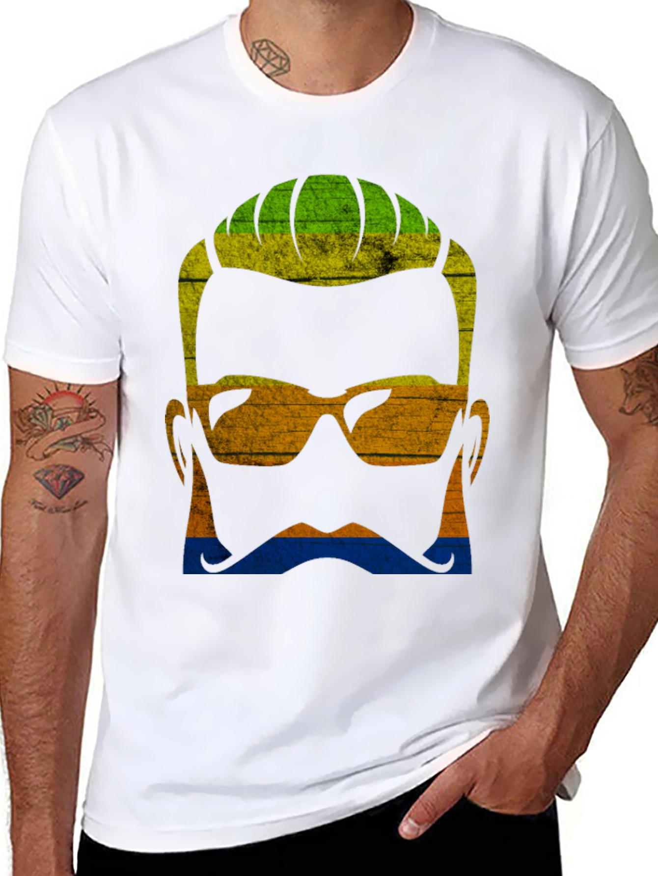 Retro Graphic Print Tee