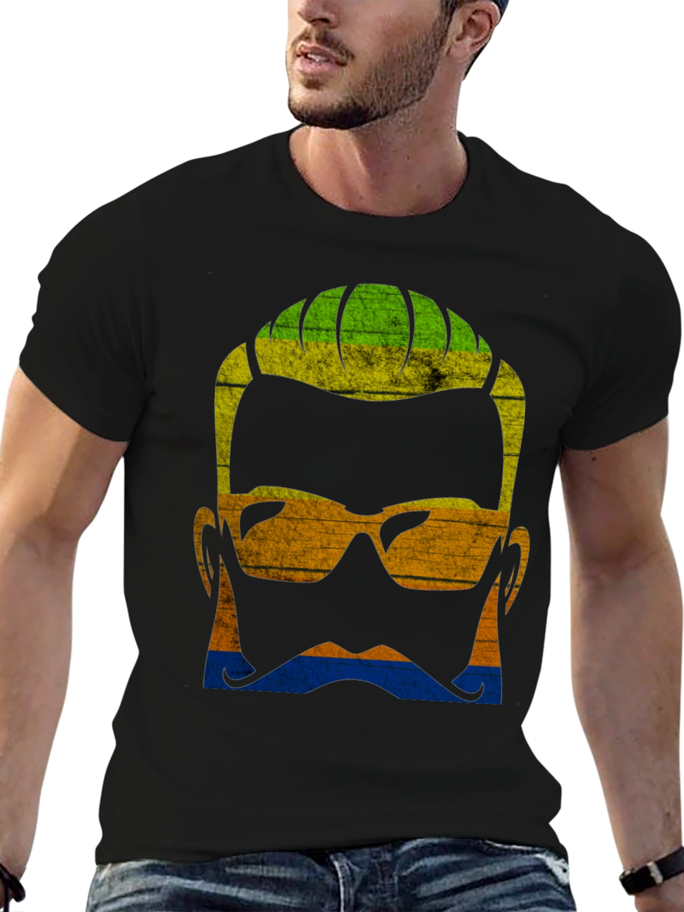Retro Graphic Print Tee