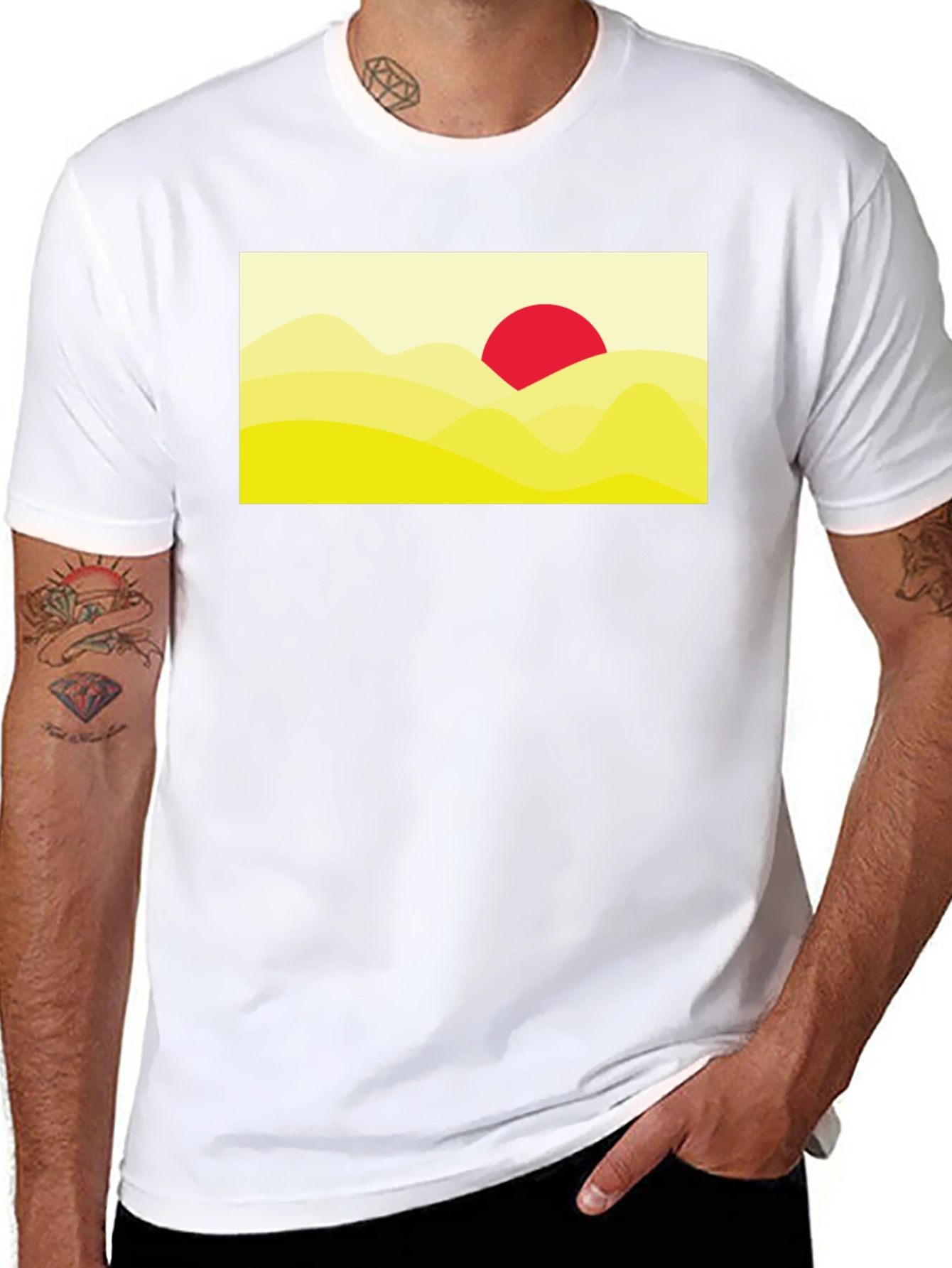 Desert Landscape Graphic Tee