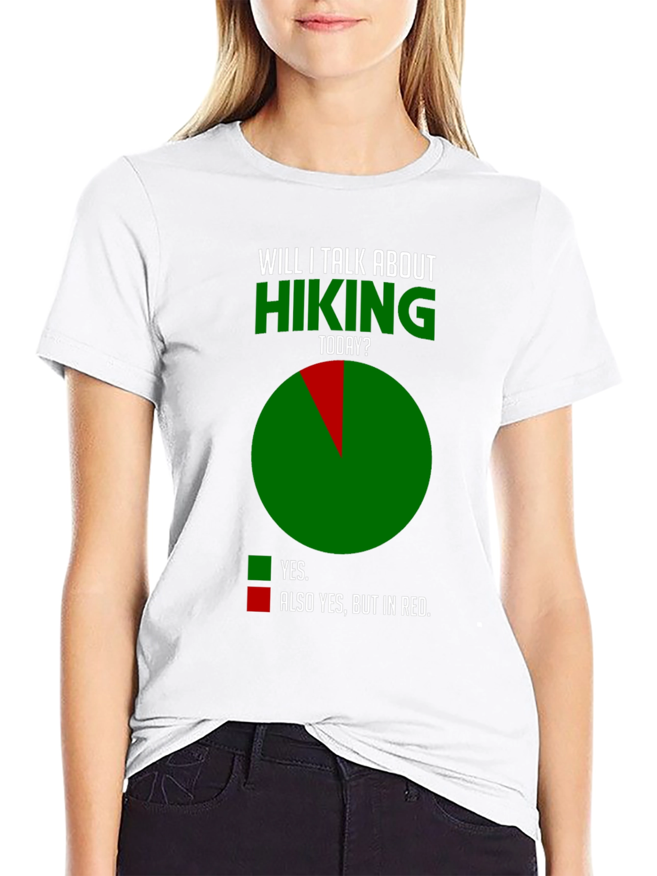 Hiking Humor T-Shirt - Talk About Hiking Today?