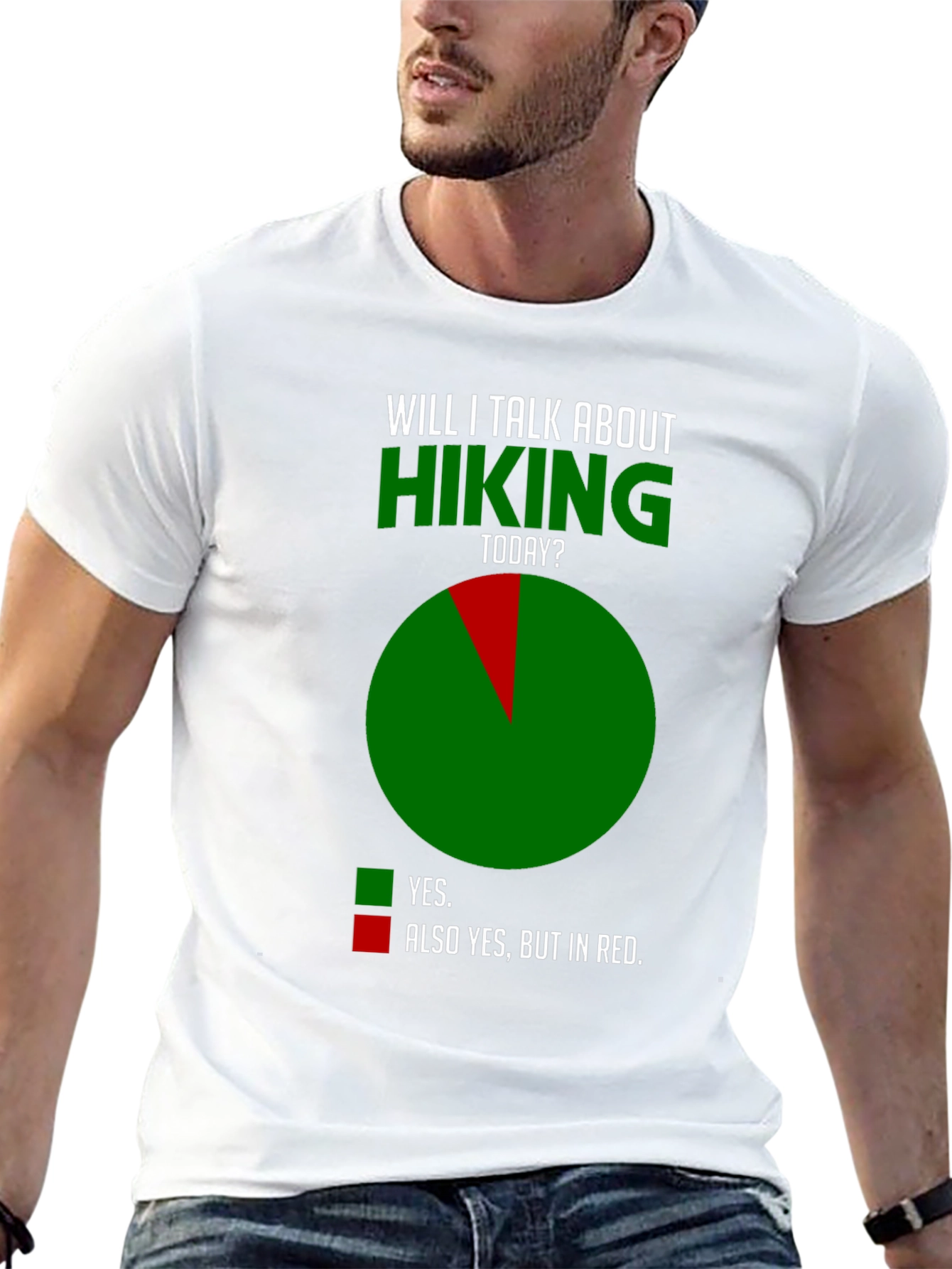 Hiking Humor T-Shirt - Talk About Hiking Today?