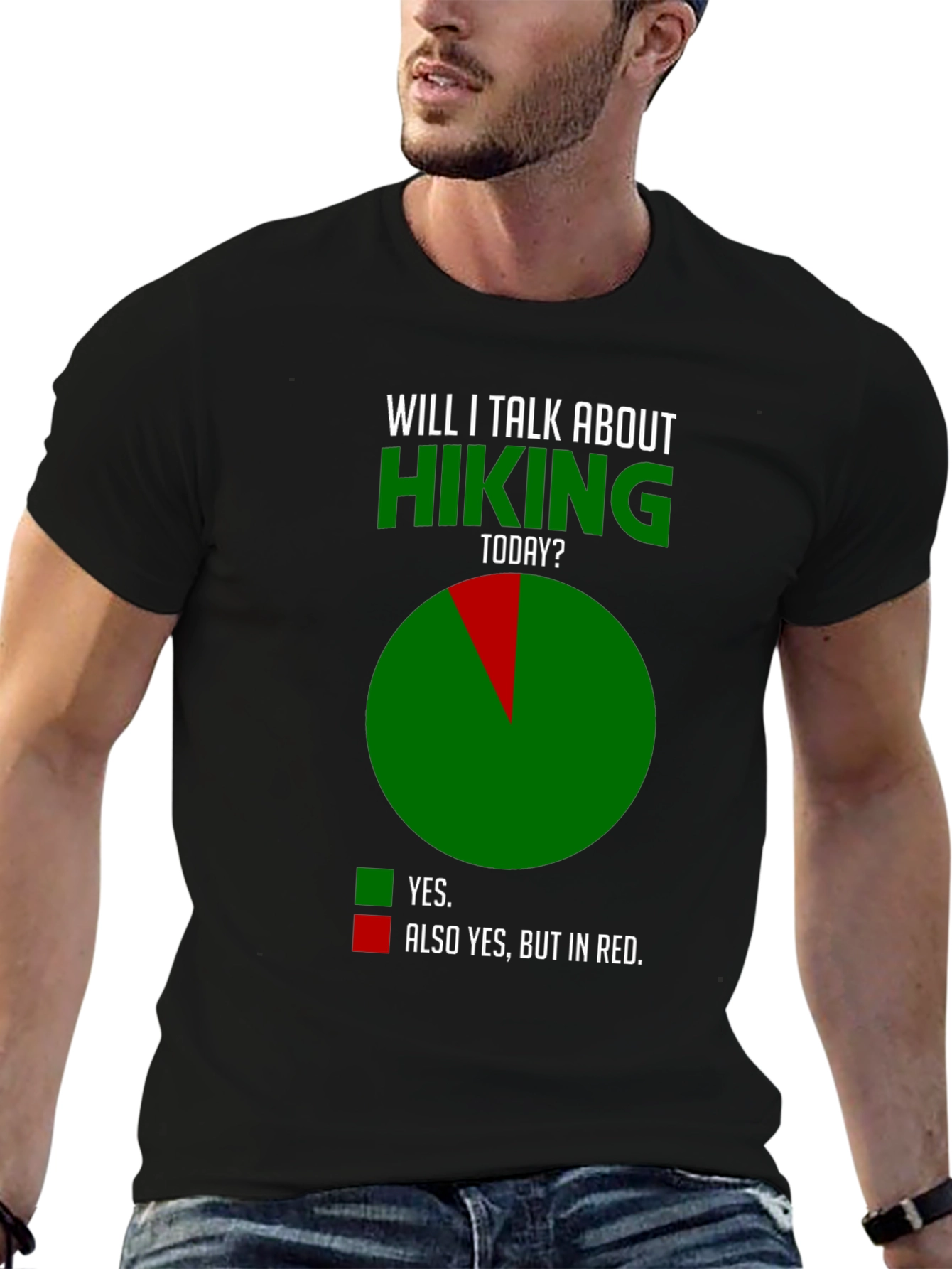 Hiking Humor T-Shirt - Talk About Hiking Today?