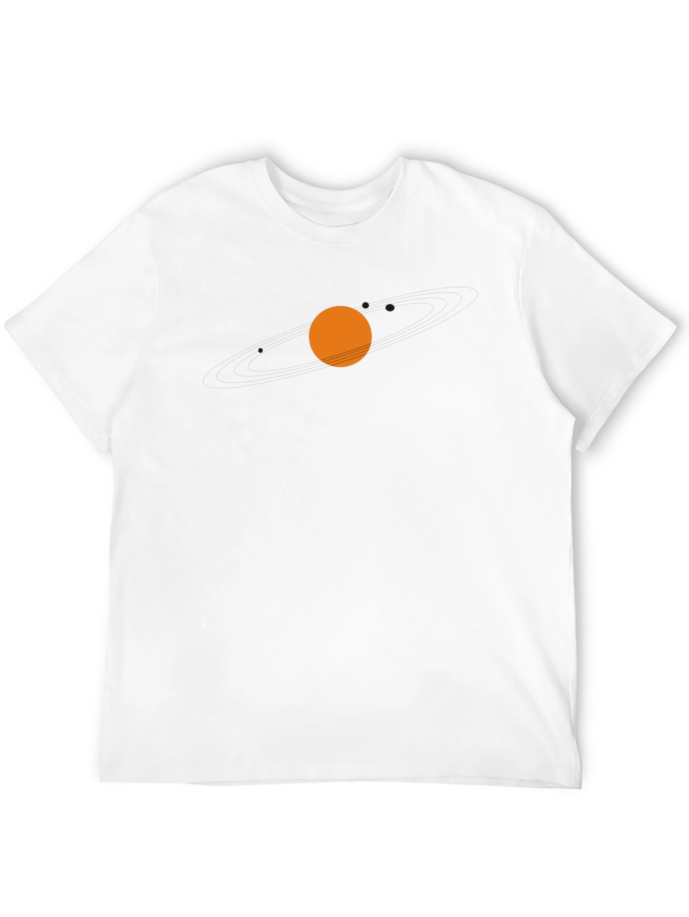 Minimalist Sunset Graphic Black T-Shirt
