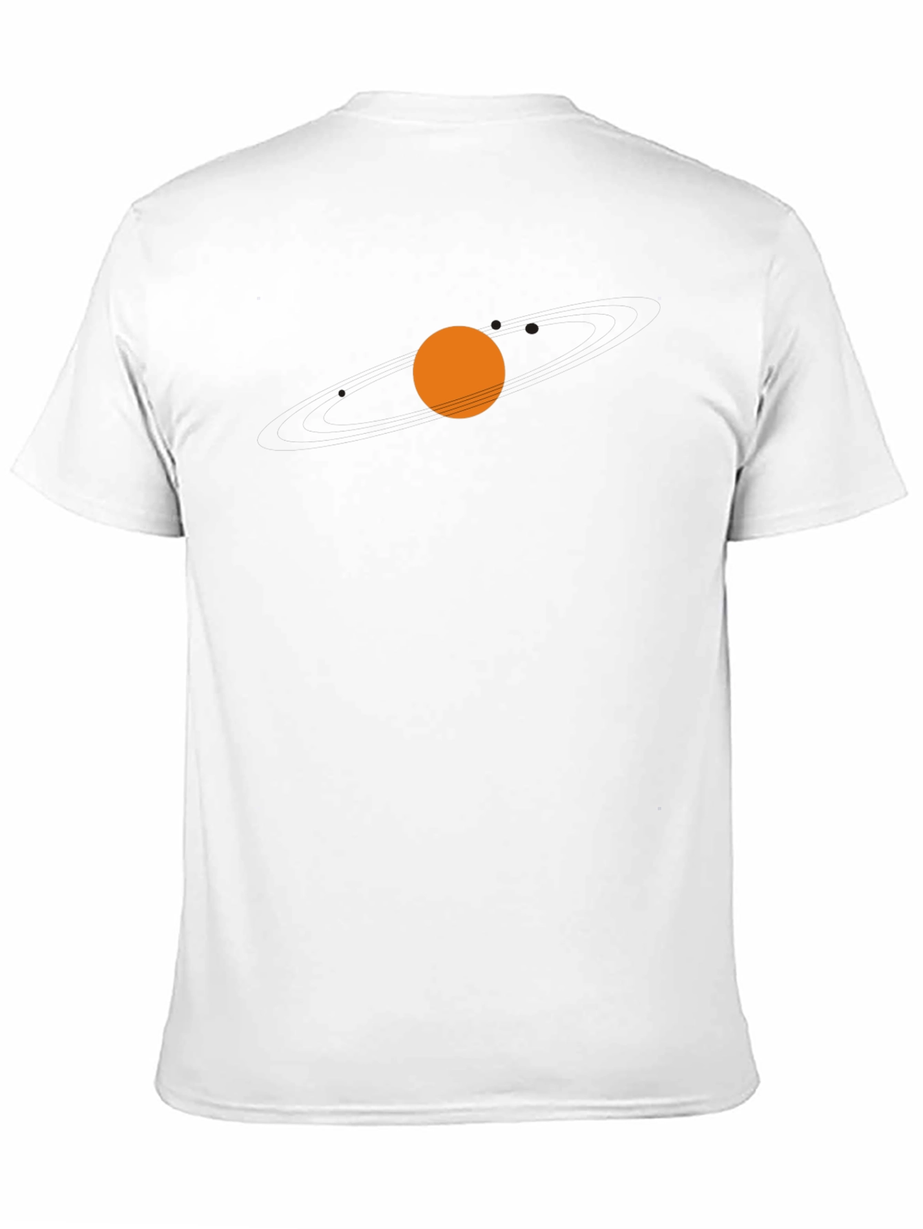 Minimalist Sunset Graphic Black T-Shirt