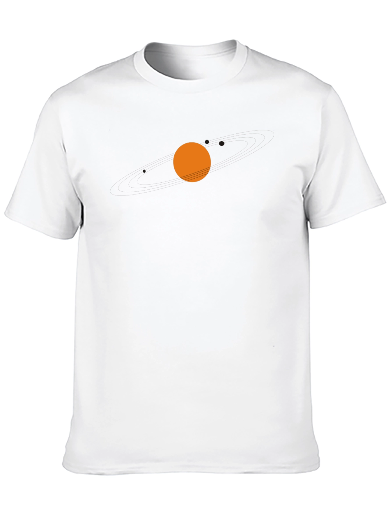 Minimalist Sunset Graphic Black T-Shirt