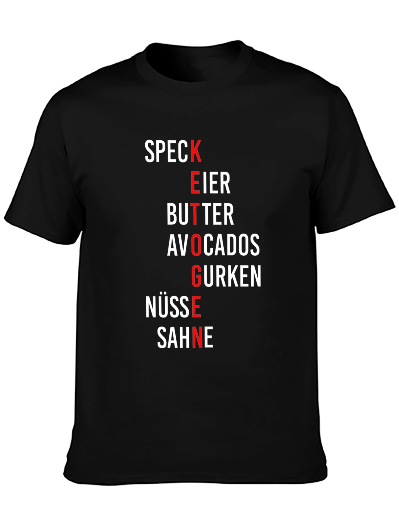 Keto Diet Food T-Shirt