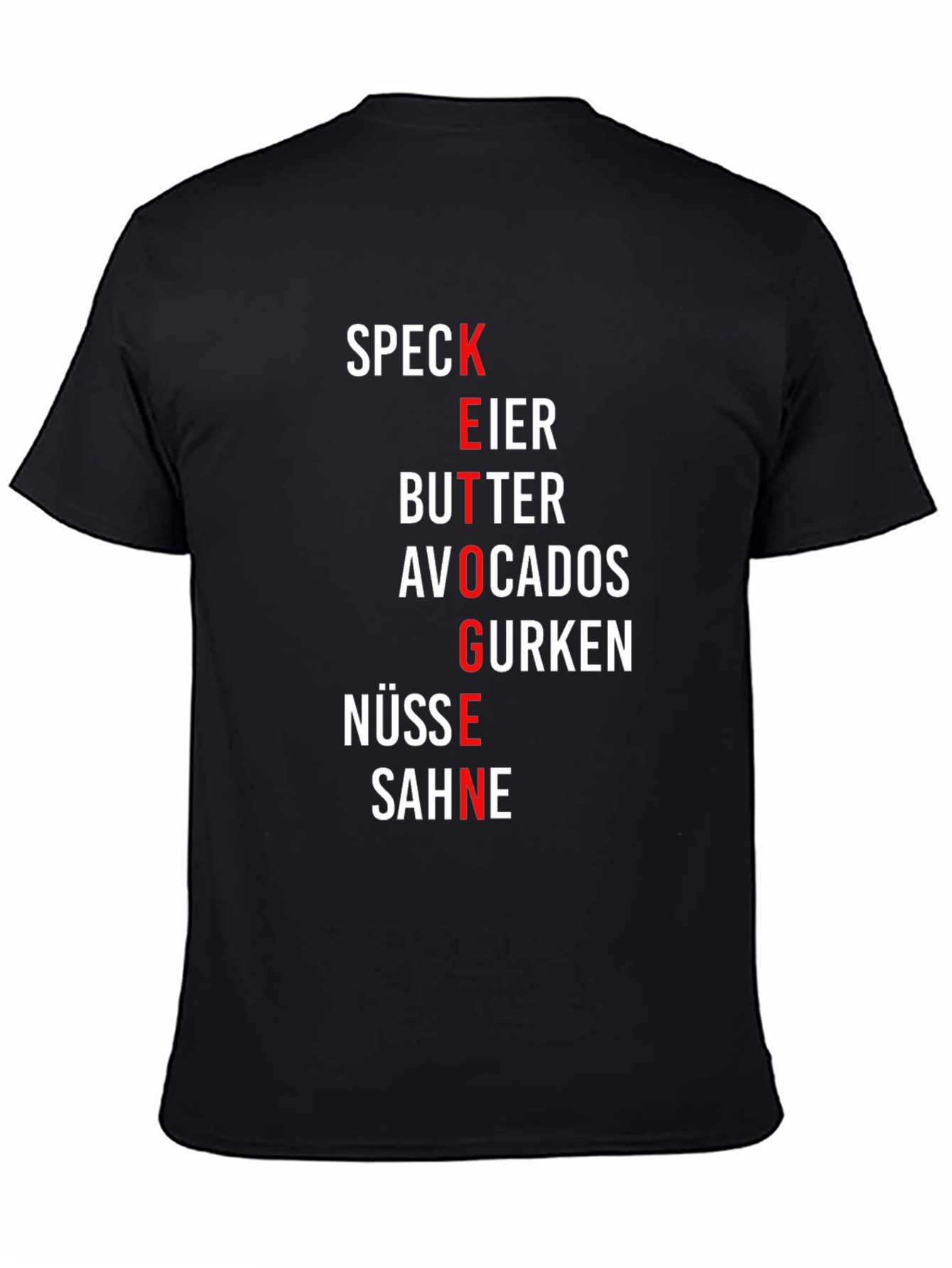 Keto Diet Food T-Shirt