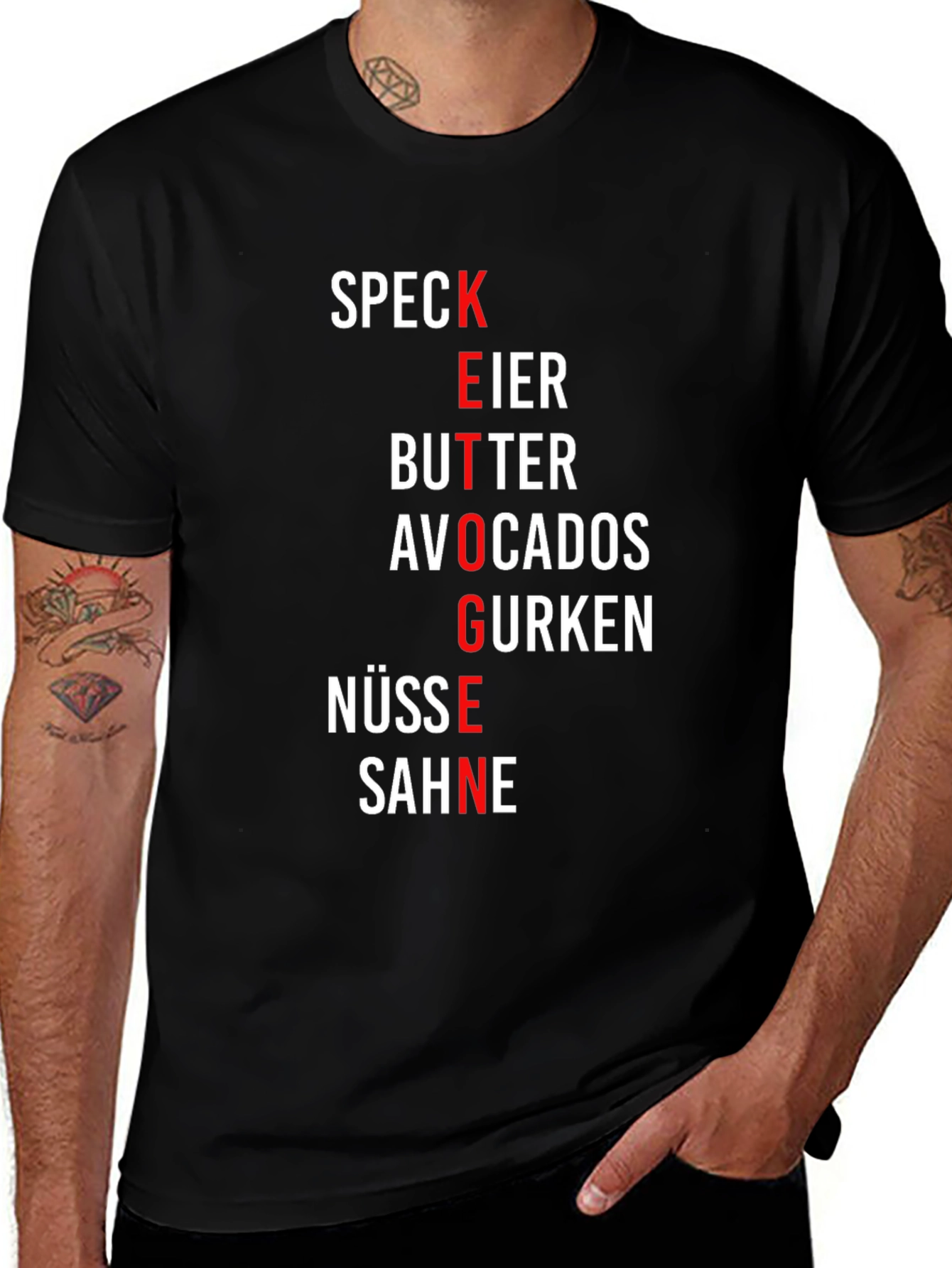 Keto Diet Food T-Shirt