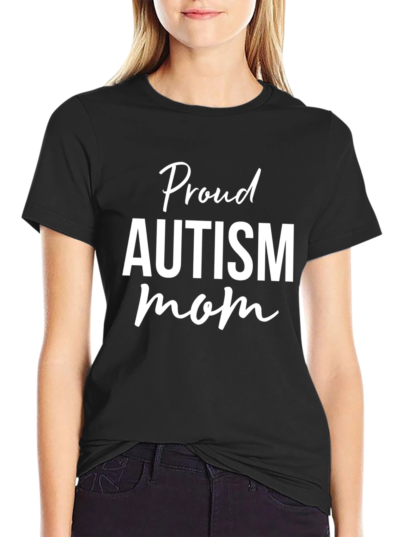 Proud Autism Mom Graphic T-Shirt