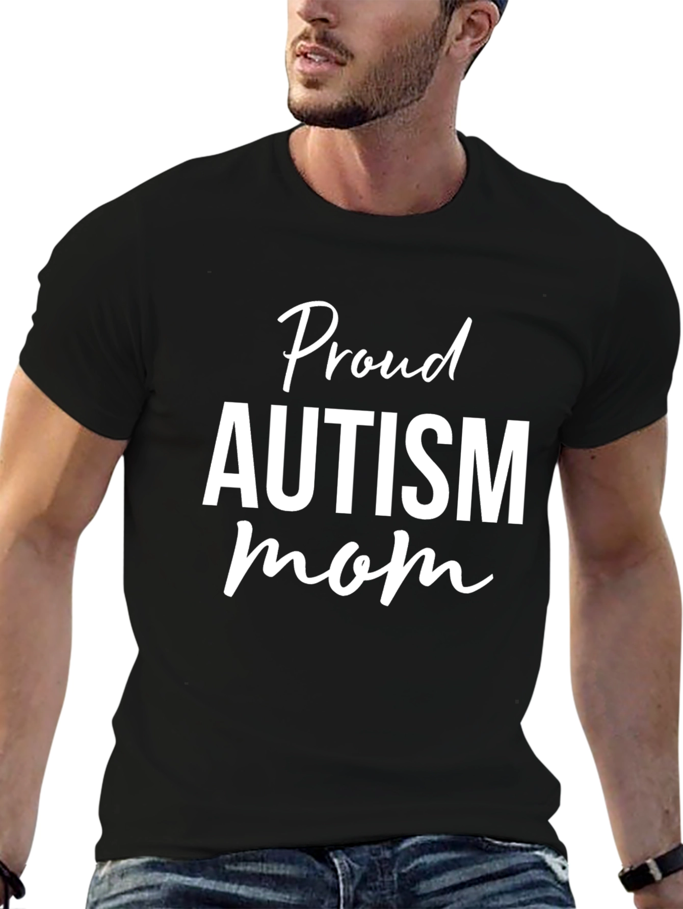 Proud Autism Mom Graphic T-Shirt