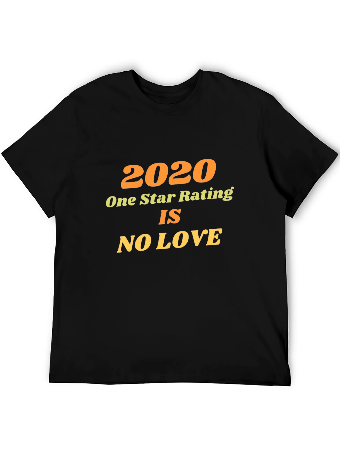 2020 One Star Rating Novelty Graphic Tee