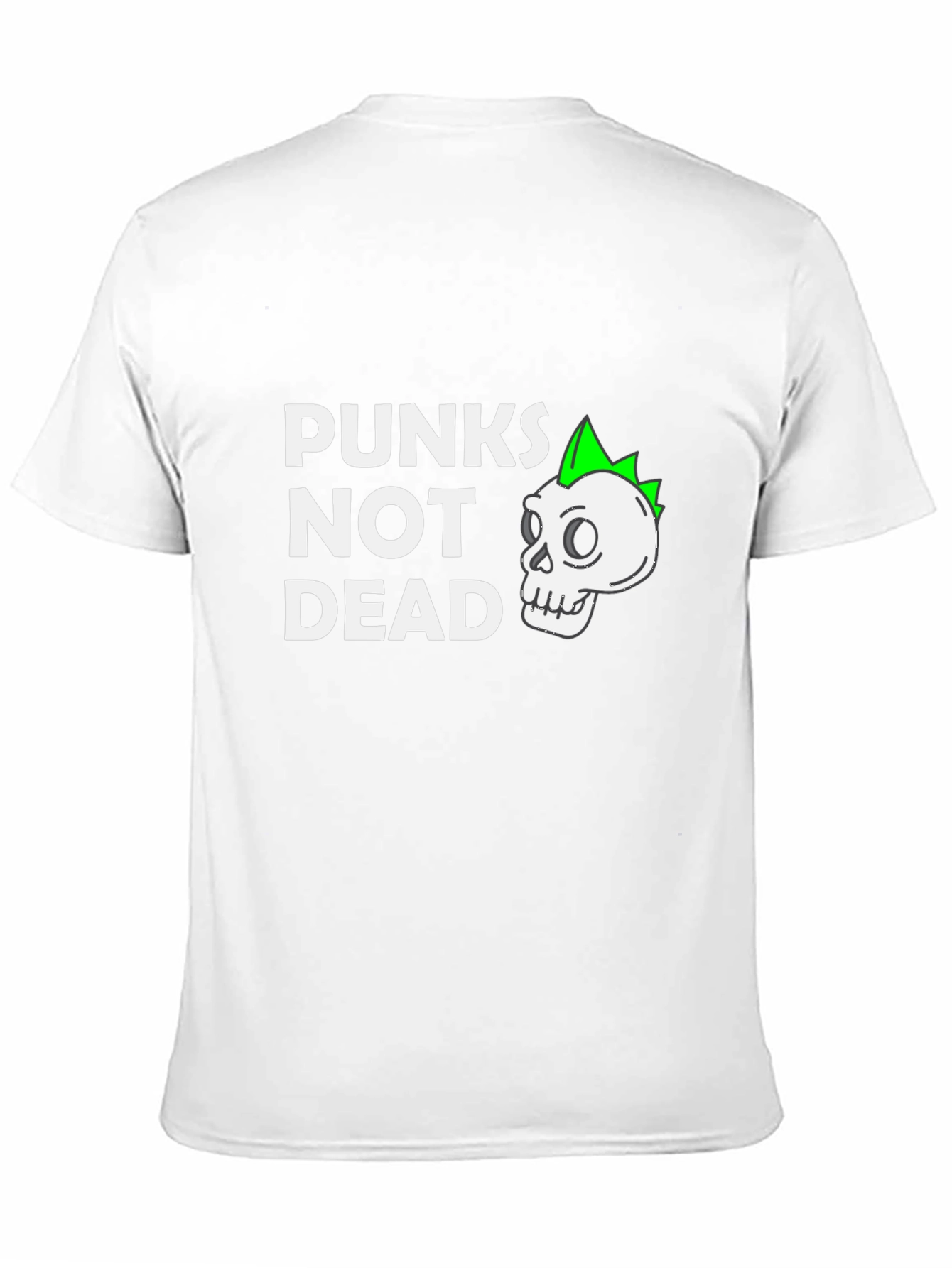 Punkns Not Dead T-Shirt - Skull Graphic Tee