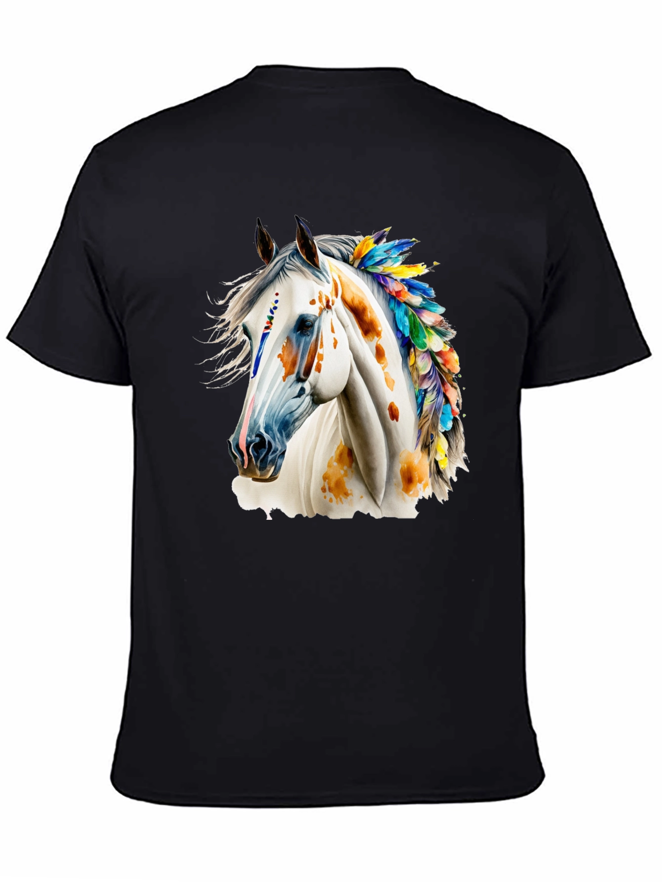 Horse with Feathers Graphic Tee