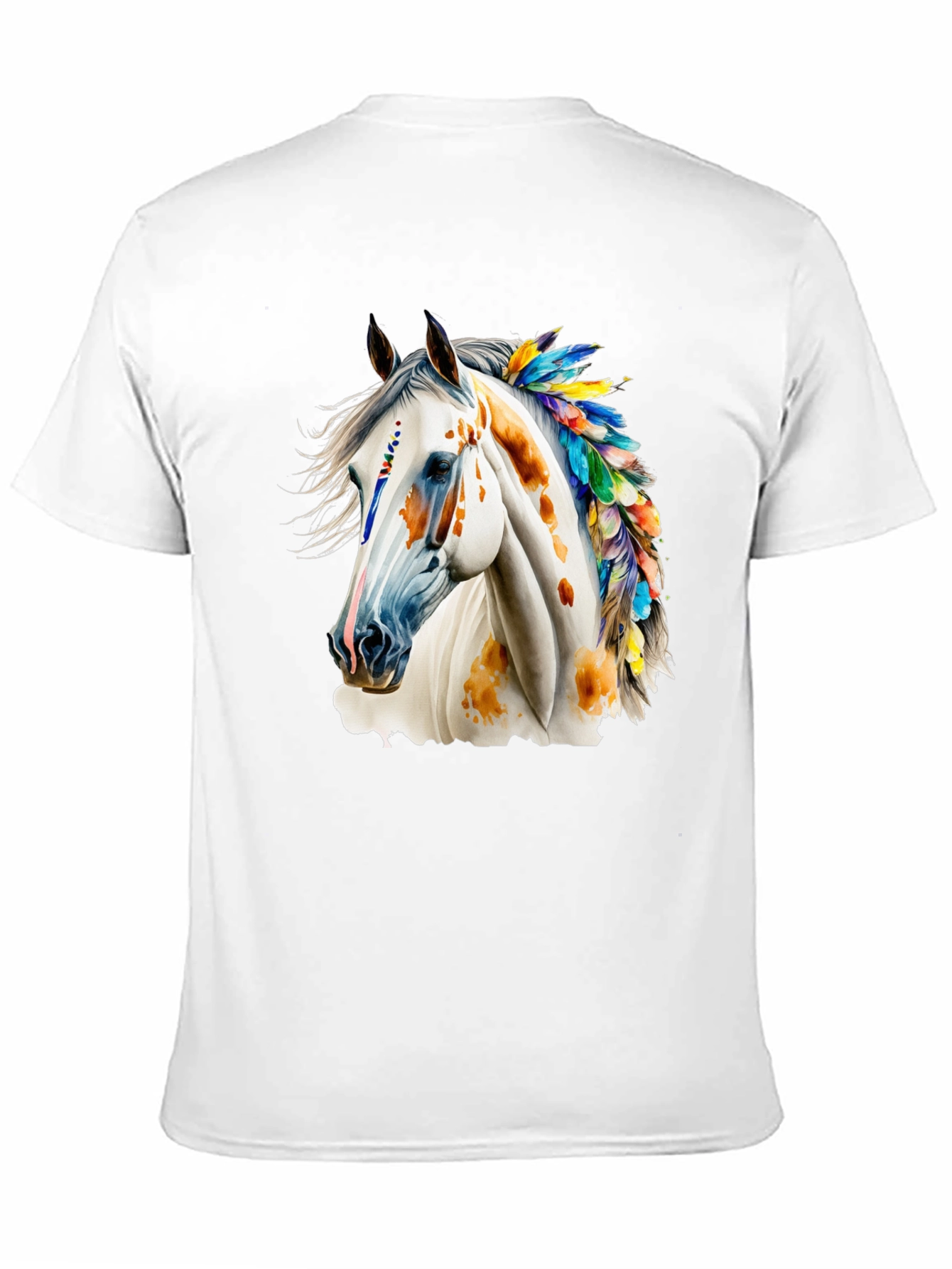 Horse with Feathers Graphic Tee