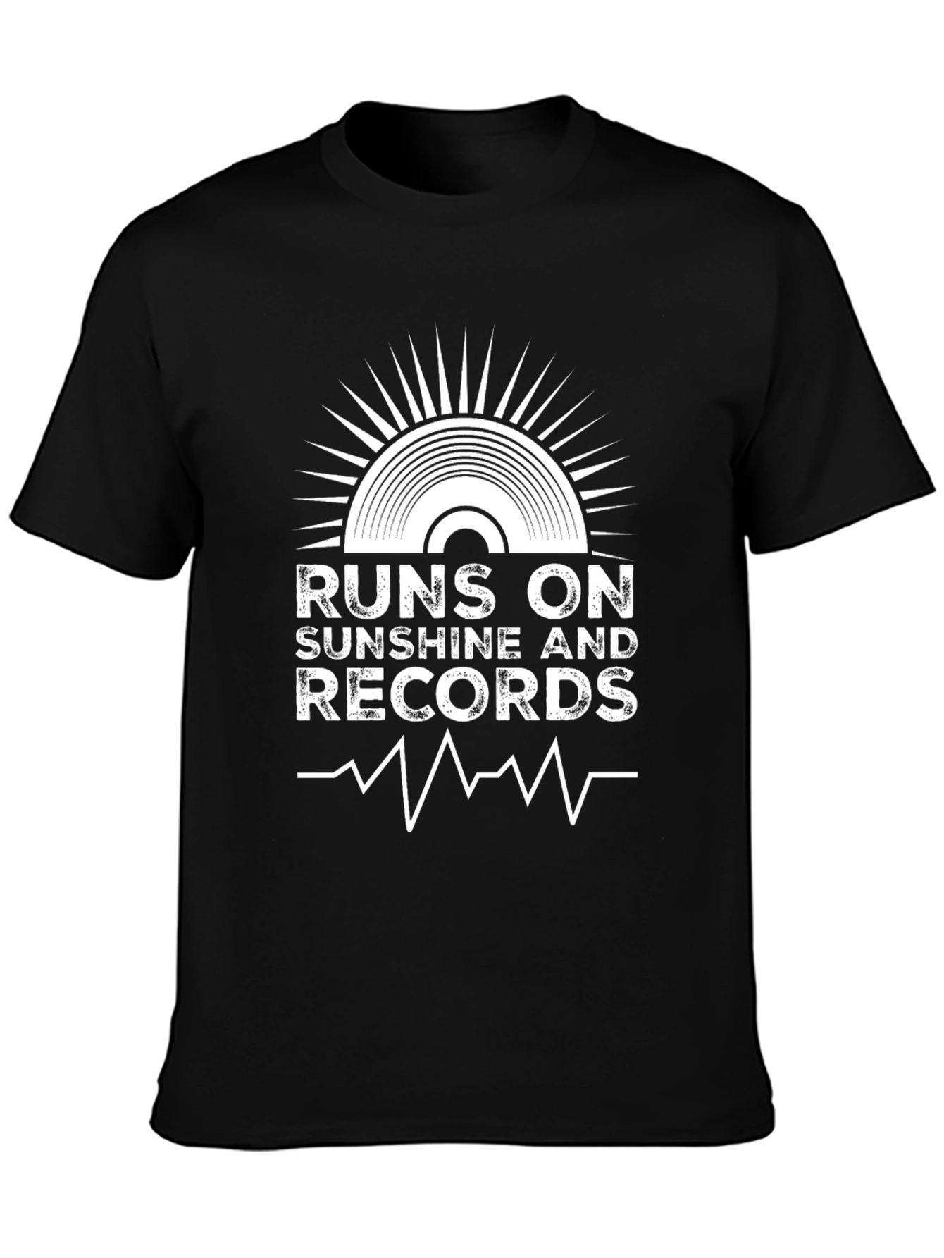 Runs on Sunshine and Records T-Shirt
