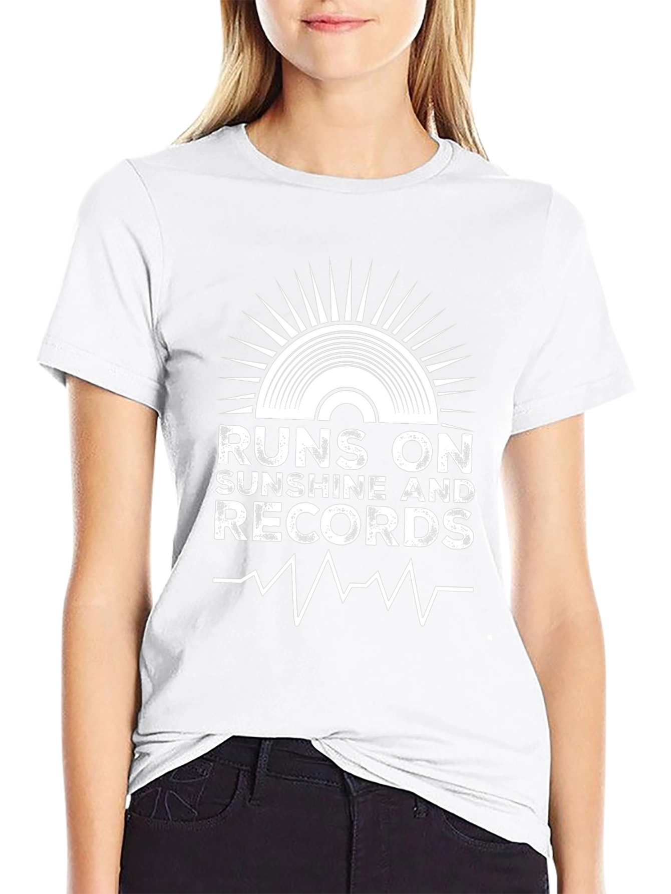 Runs on Sunshine and Records T-Shirt
