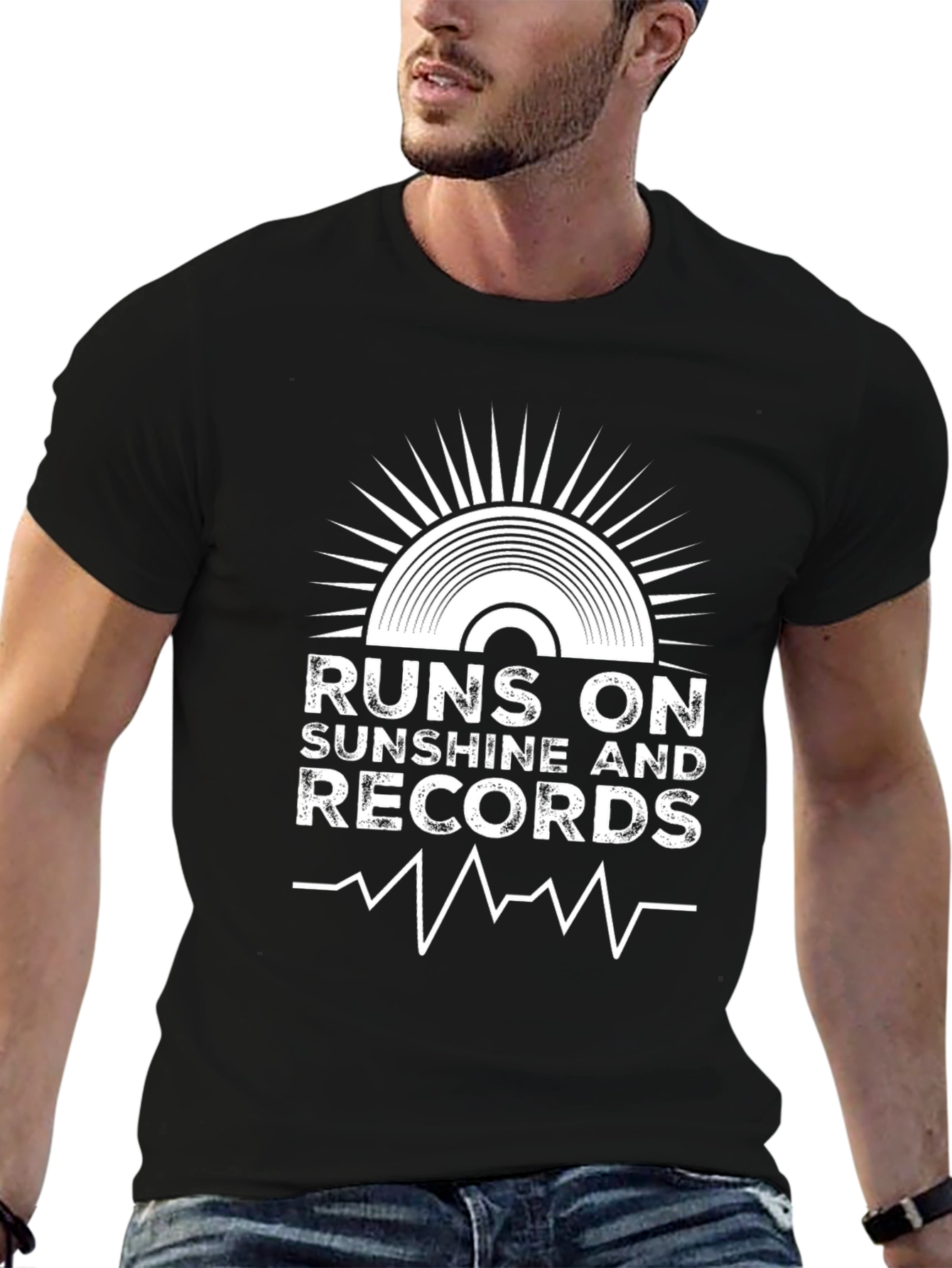 Runs on Sunshine and Records T-Shirt
