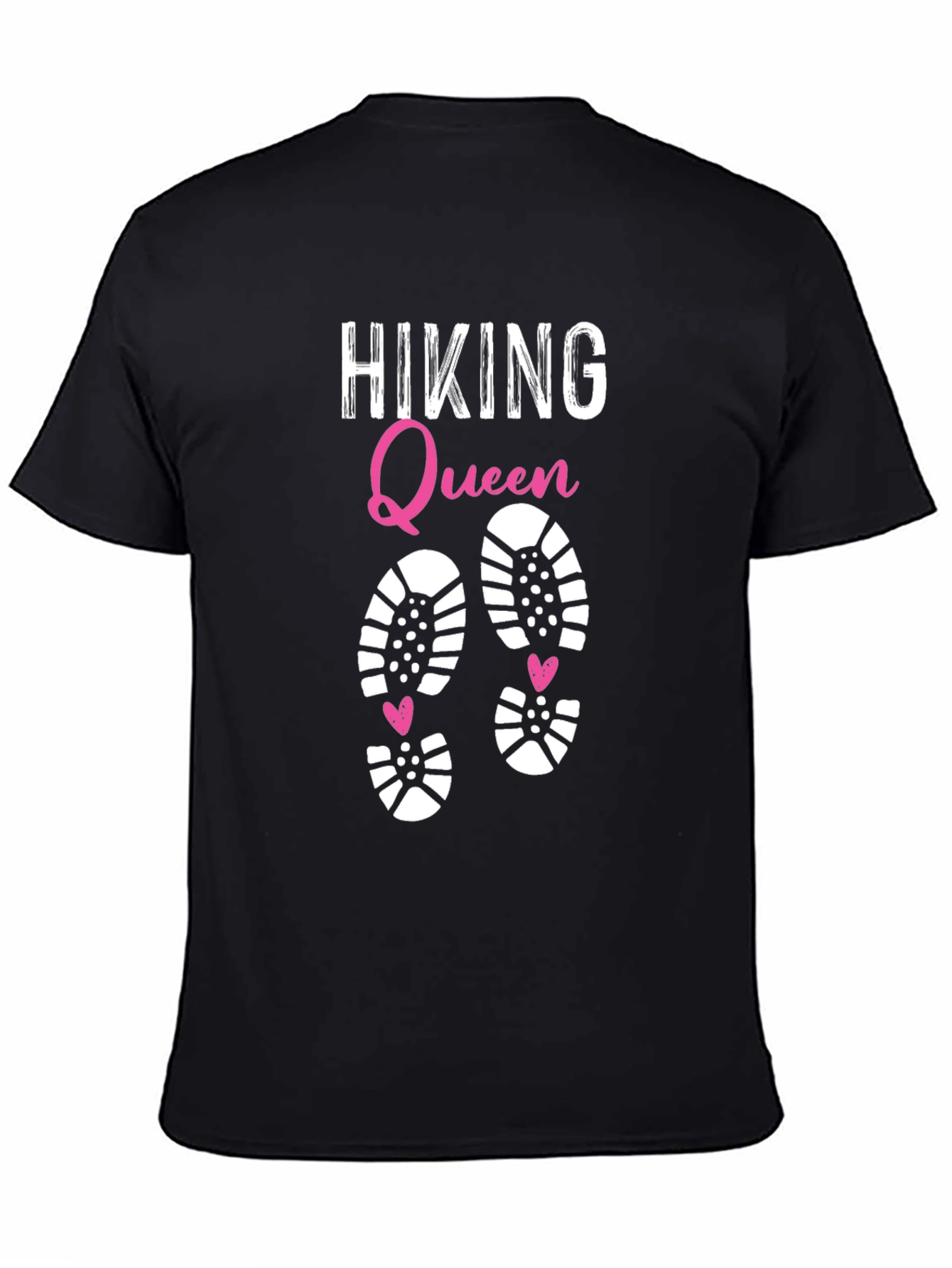 Hiking Queen Graphic Tee - Black