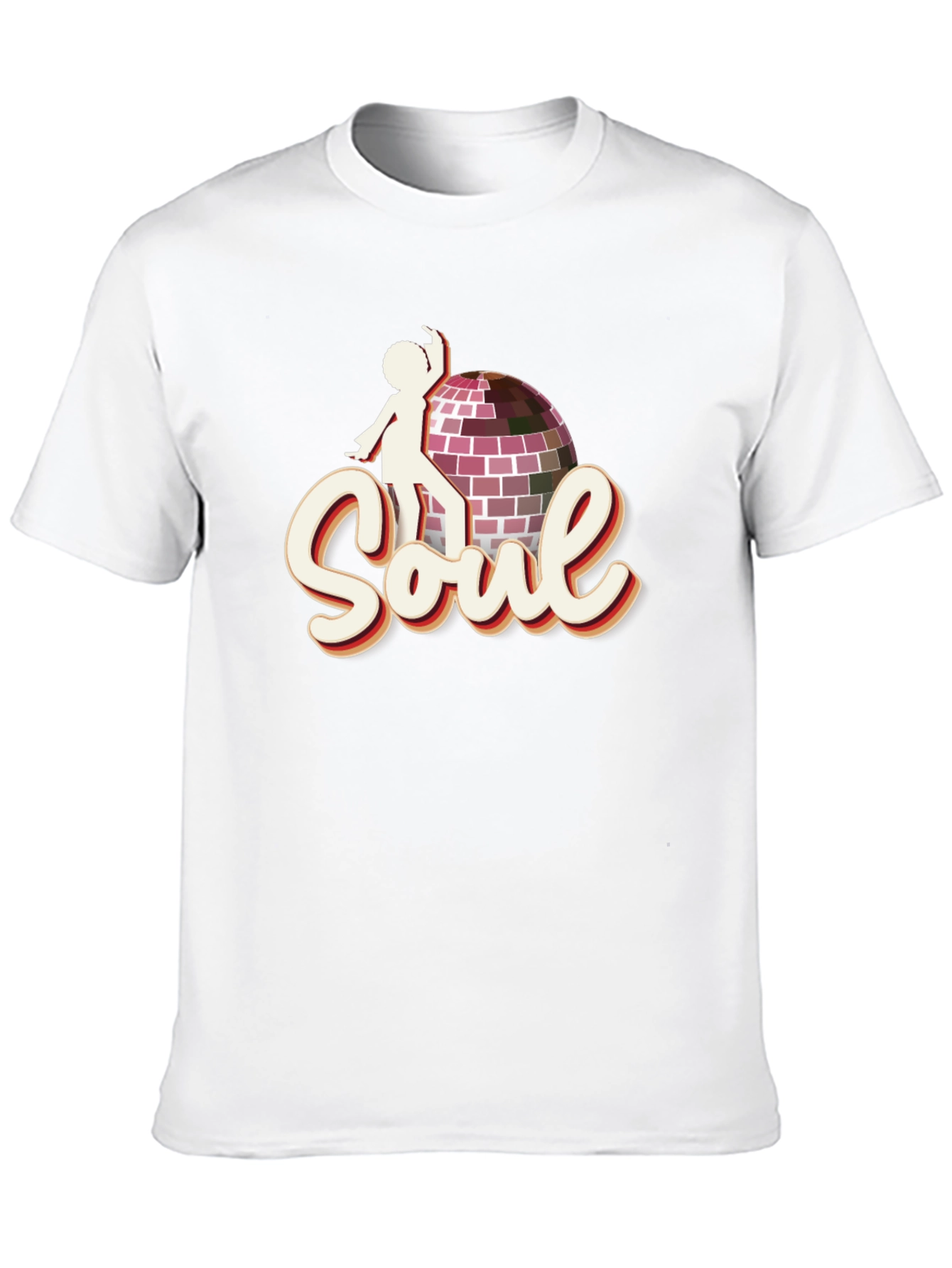 Retro Soul Disco Ball Graphic Tee
