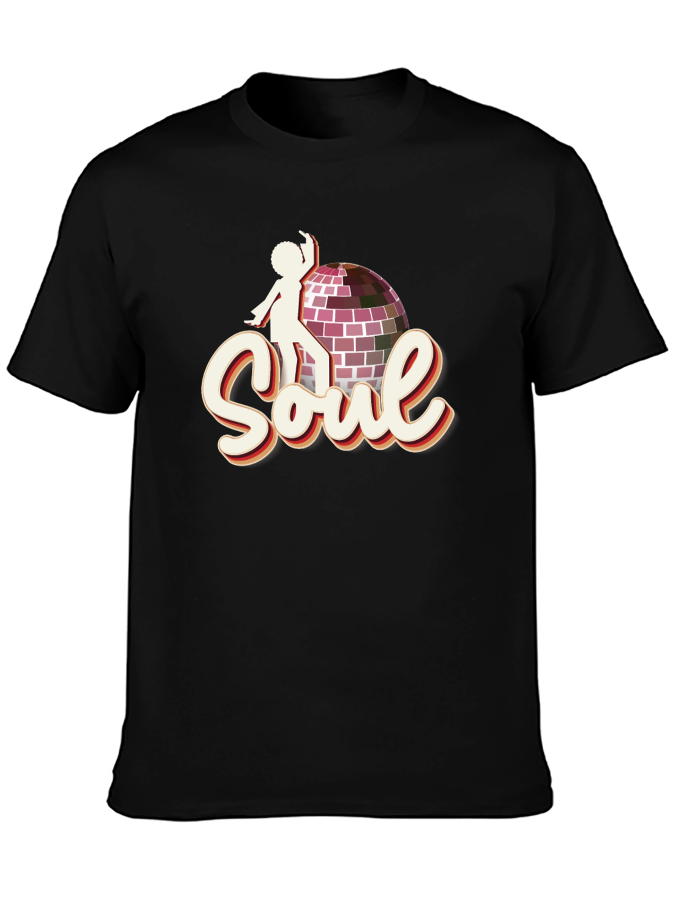 Retro Soul Disco Ball Graphic Tee