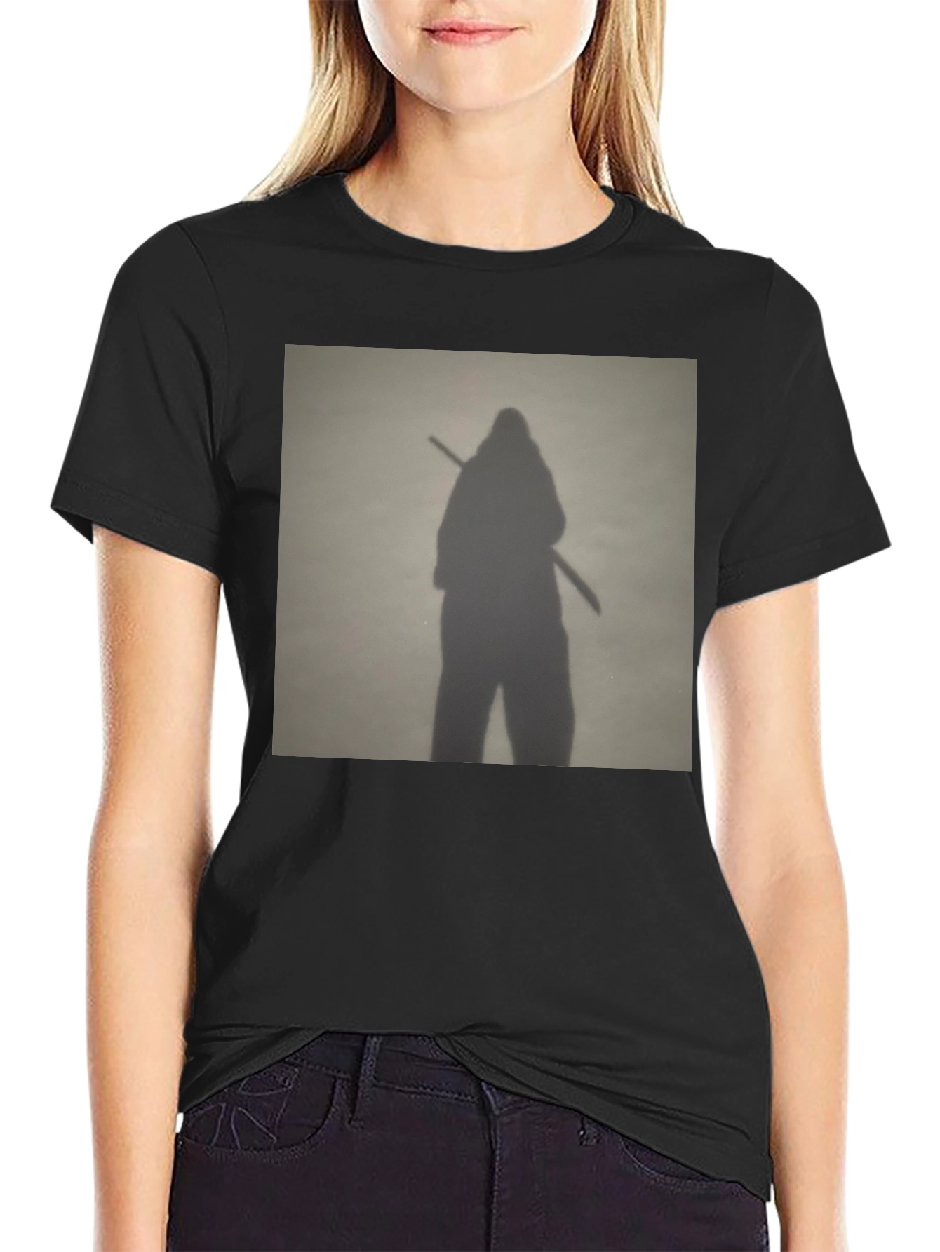 Shadow Warrior Graphic Tee - Black Cotton Blend