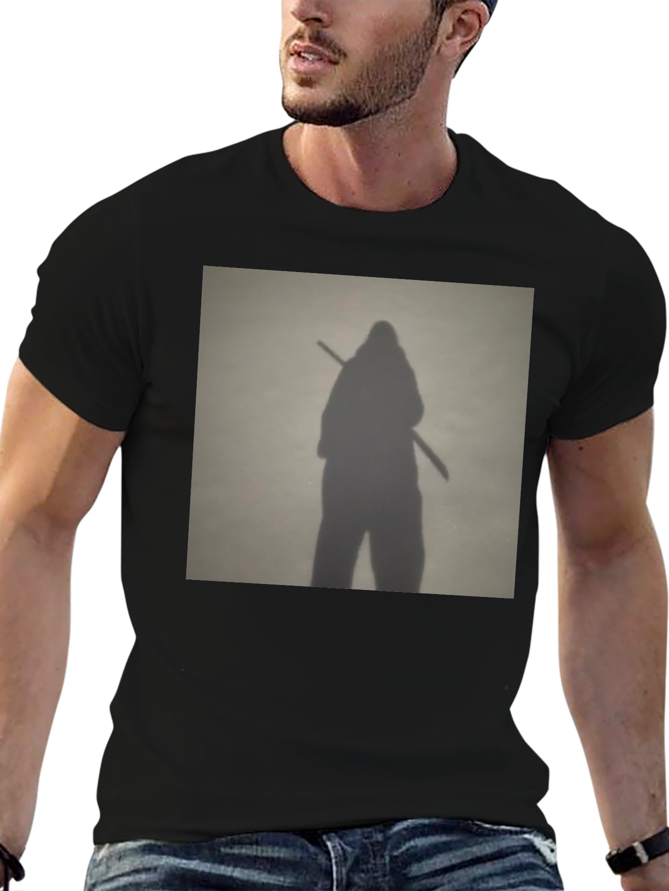 Shadow Warrior Graphic Tee - Black Cotton Blend