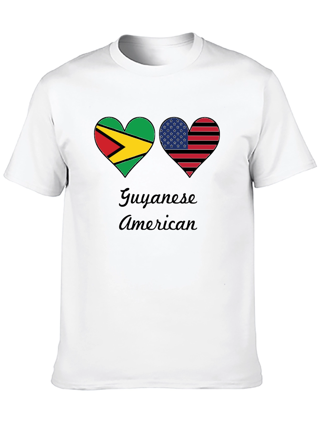 Guyanese American Pride Graphic Tee